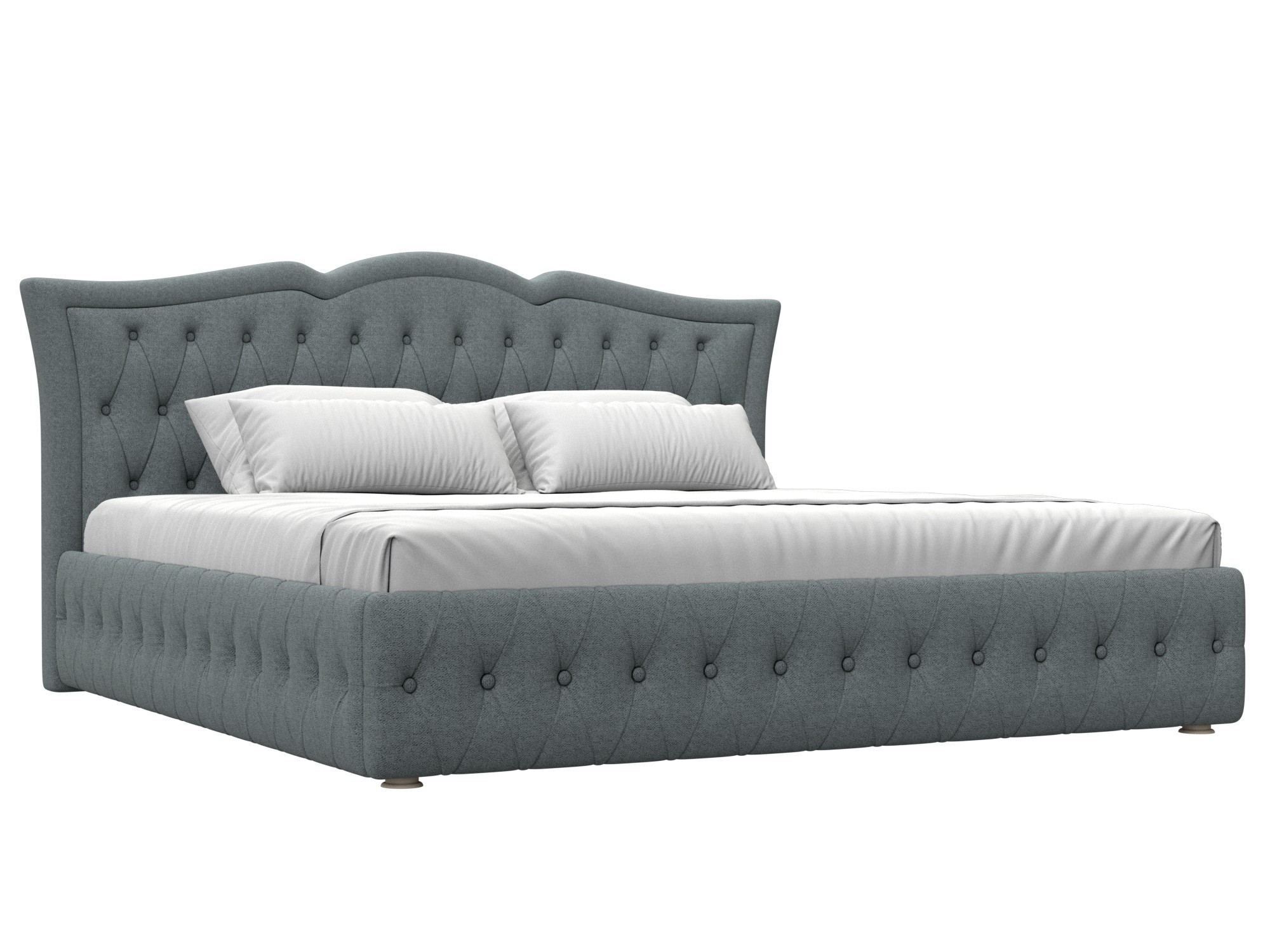 Изображение товара Кровать Герда 200x200 см с подъемным механизмом и ящиком Лига Диванов