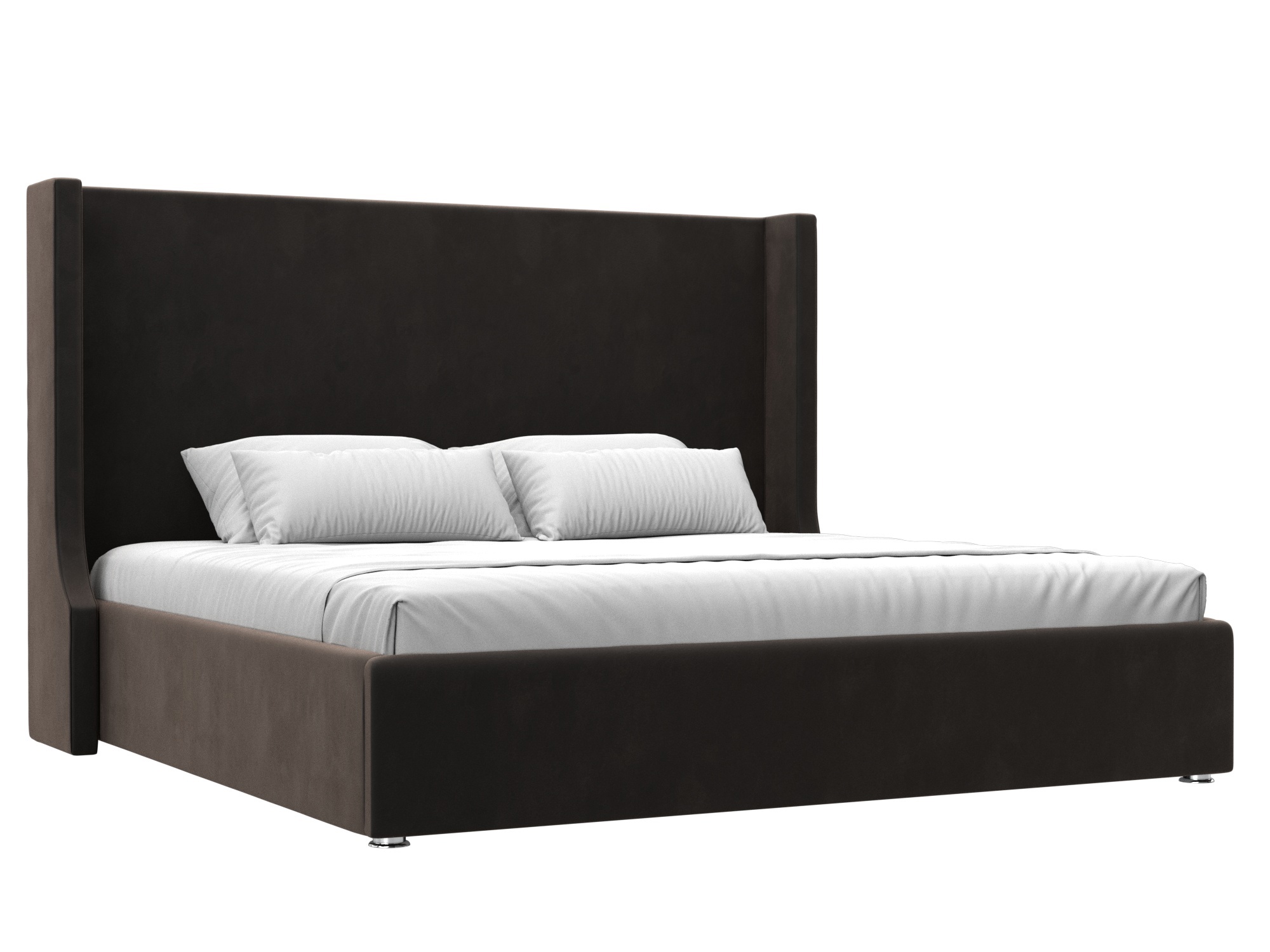 Изображение товара Кровать Лига диванов Ларго 200x200 см коричневая с подъемным механизмом