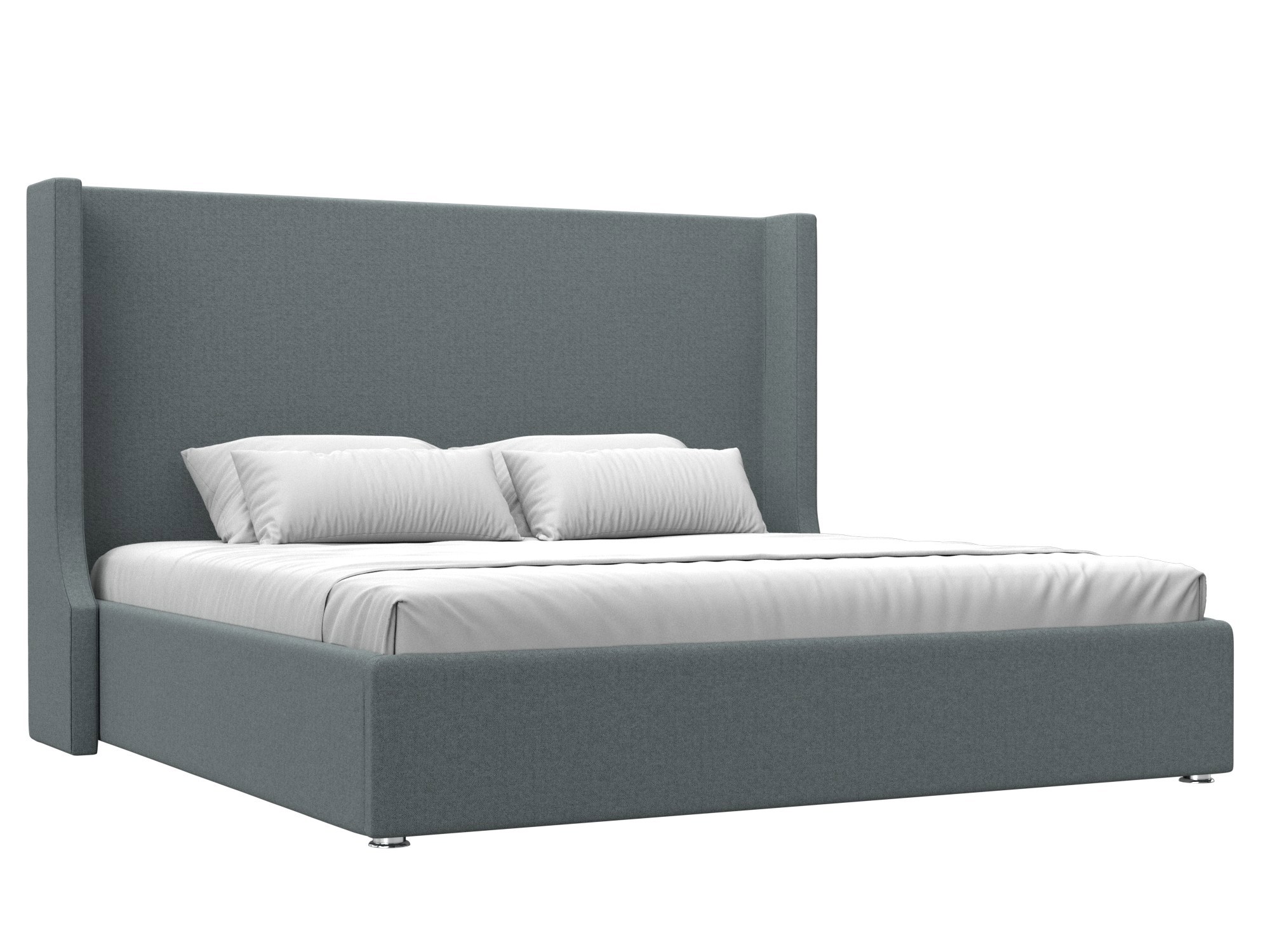 Изображение товара Кровать Ларго 200 с подъемным механизмом, цвет амур 07, серый