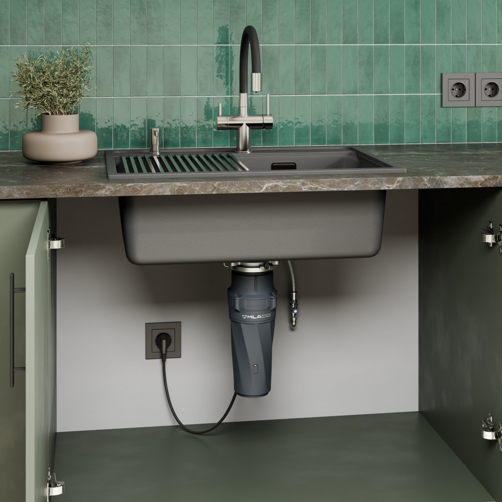 Изображение товара Измельчитель пищевых отходов MILACIO VIDA 750 PRO мощность 735 Вт для кухни