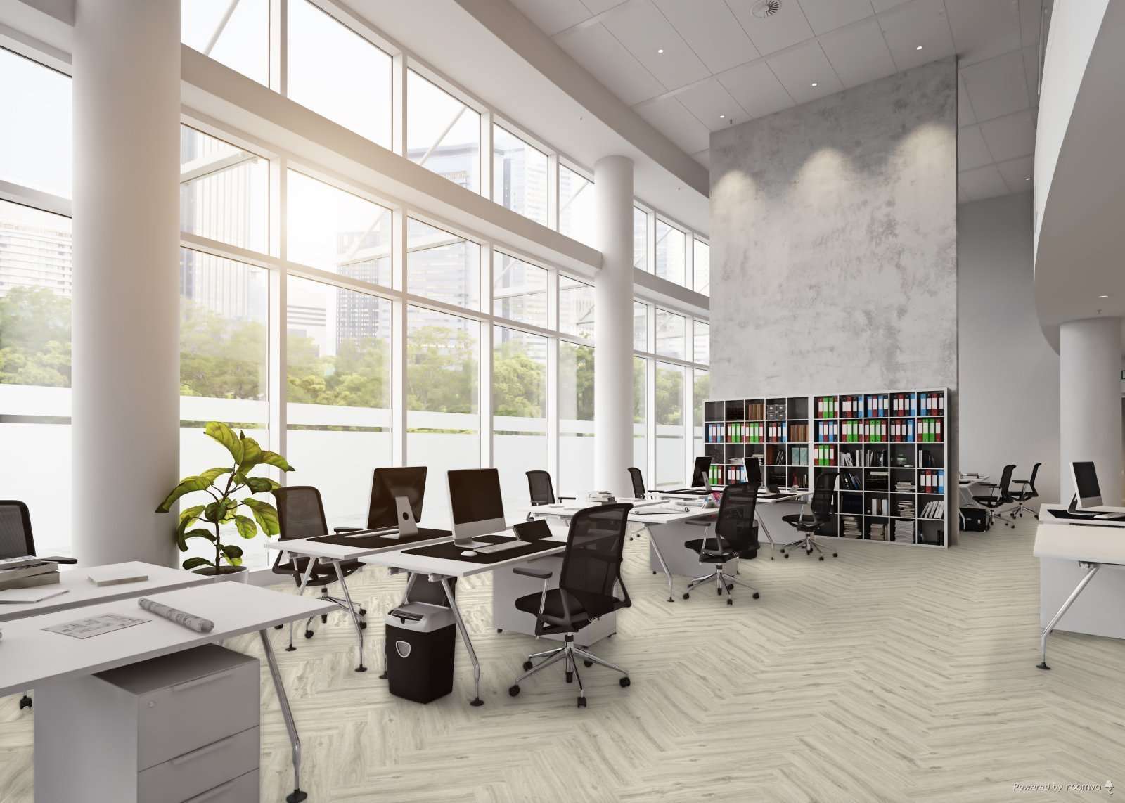 Изображение товара SPC плитка TheFloor Herringbone Dillon Oak 42 класс толщина 6 мм 1.75 м², цена за упаковку