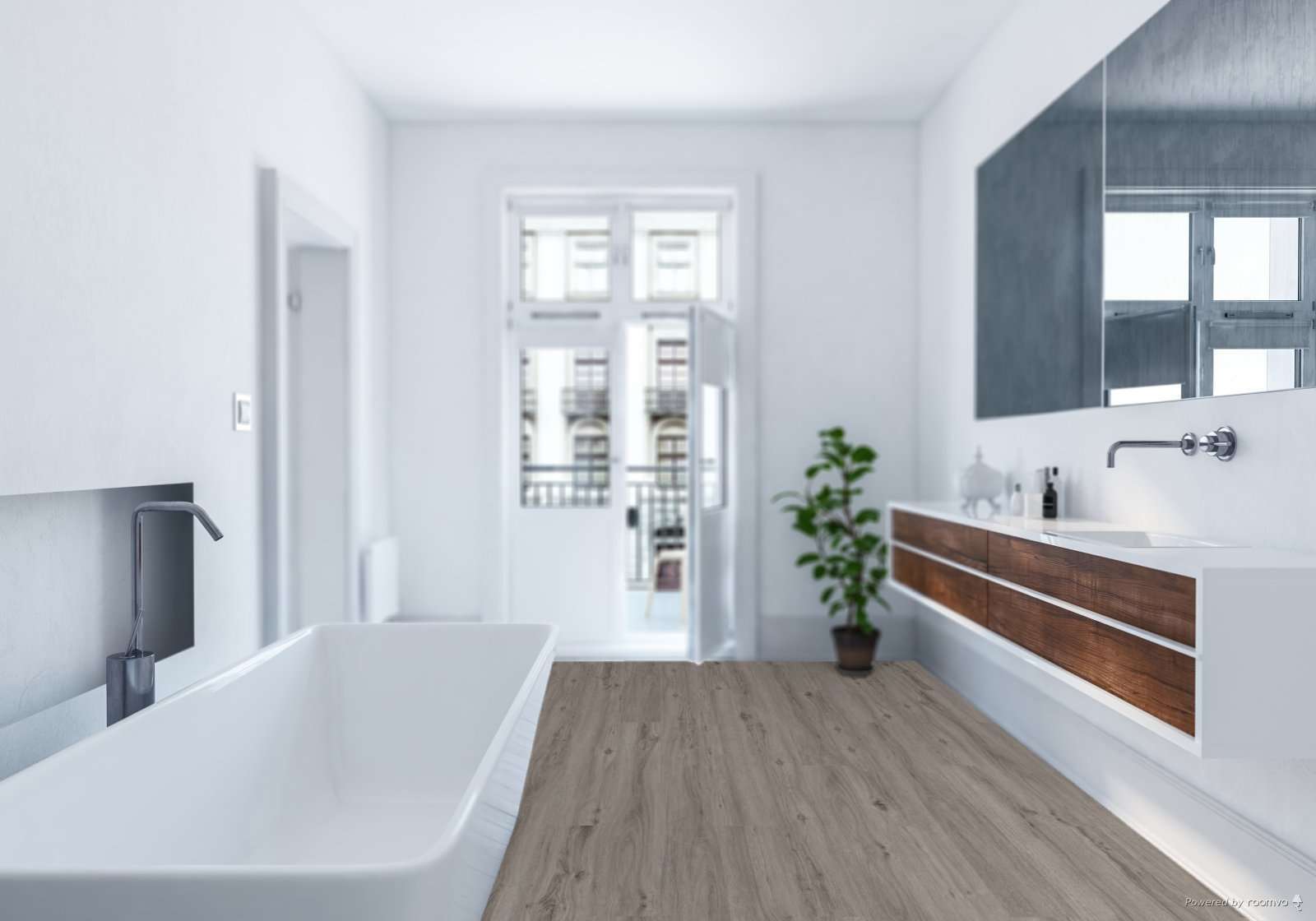 Изображение товара SPC плитка TheFloor Wood Dillon Oak P1001 42 класс толщина 6 мм водостойкая для пола с подогревом