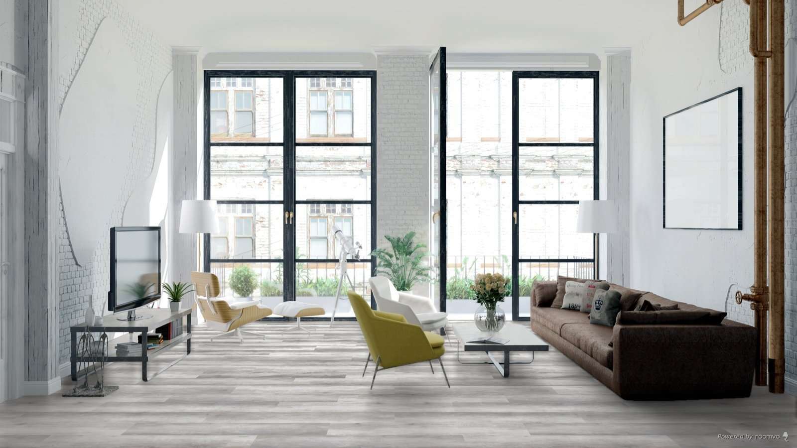 Изображение товара SPC плитка TheFloor Salem P4002 42 класс влагостойкая укладка без клея