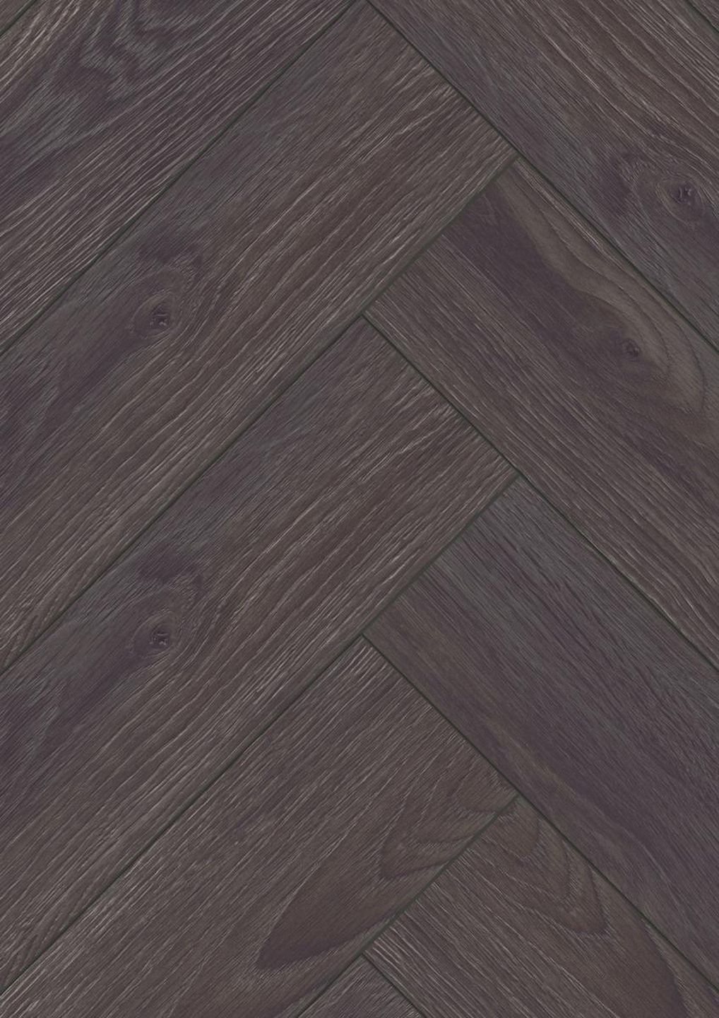 Изображение товара Ламинат Kronotex Herringbone Дуб Эльба черный 32 класс 8 мм елочка Германия
