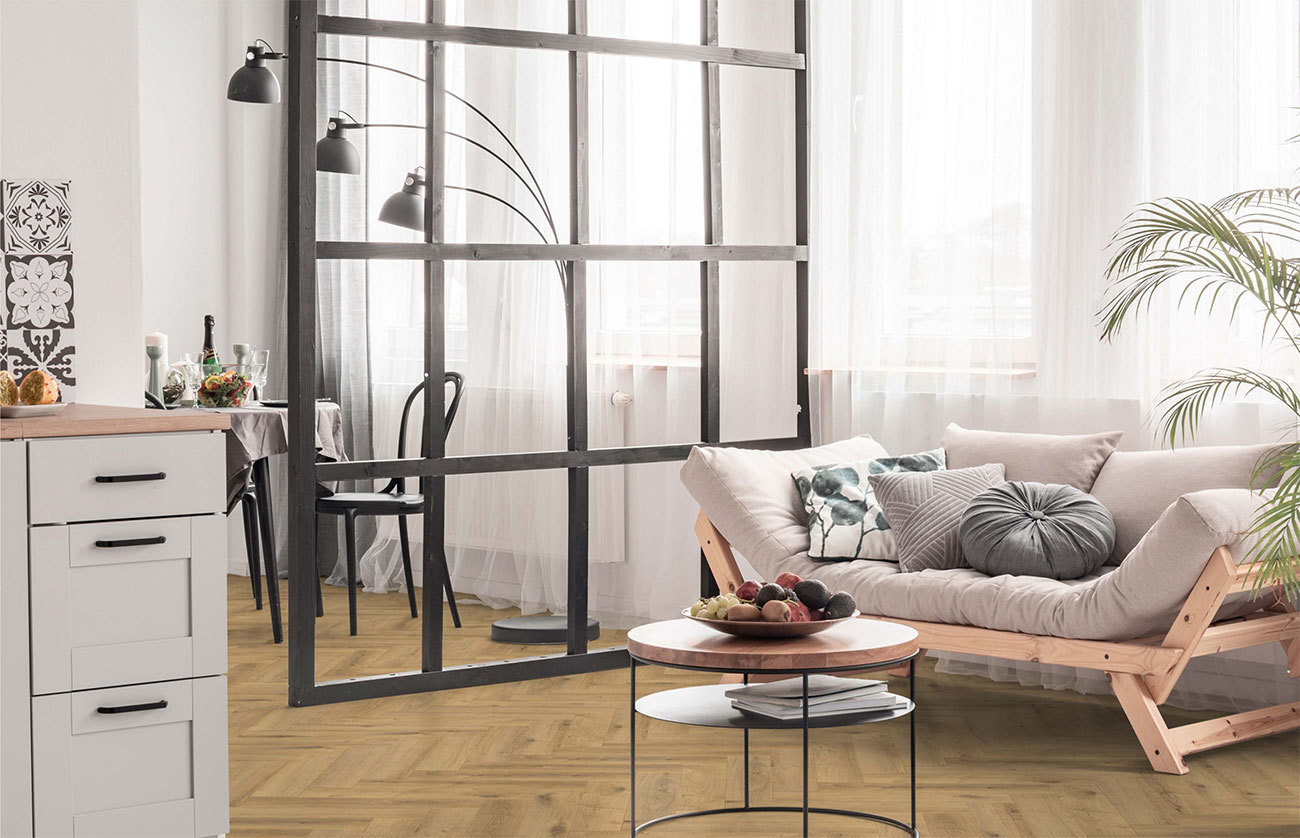 Изображение товара Ламинат Kronotex елочка Дуб Кашмир 10 мм 33 класс влагозащита для пола