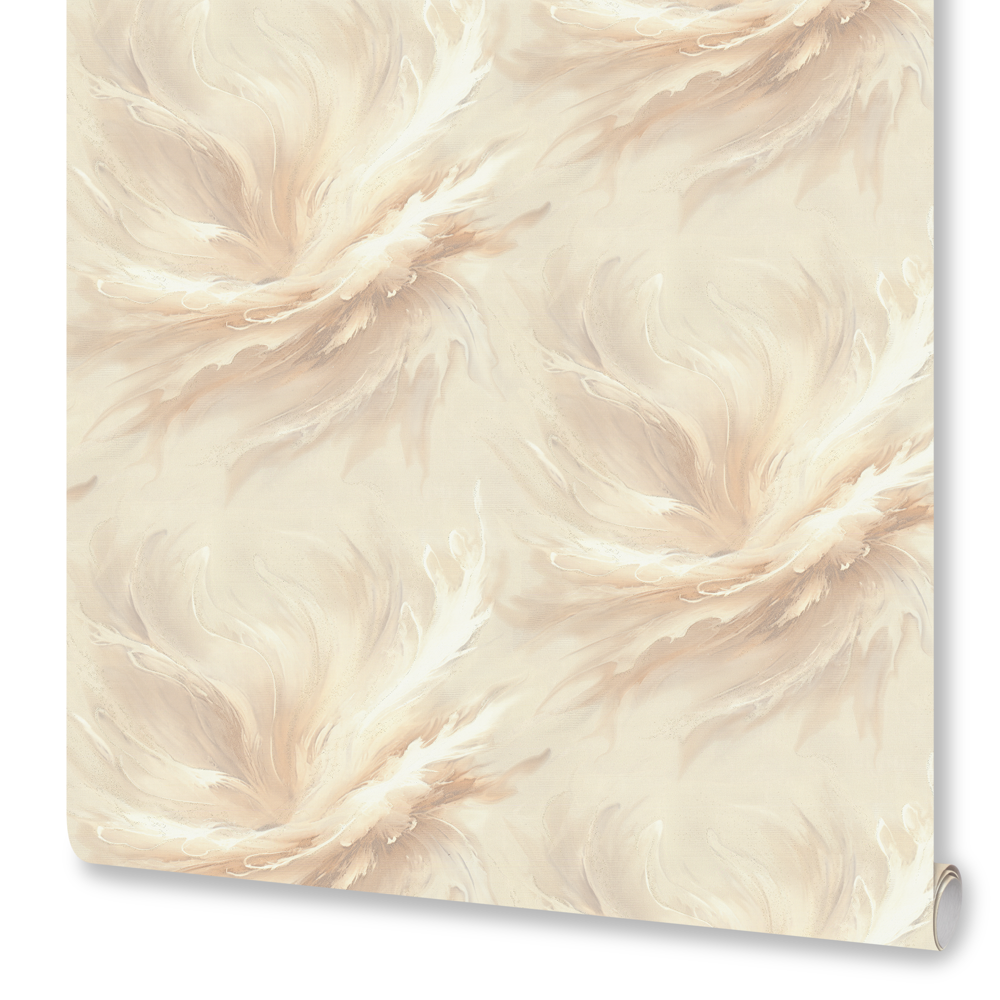 Изображение товара Обои флизелиновые Euro Decor Flora бежевые 1.06 м ED7324-02