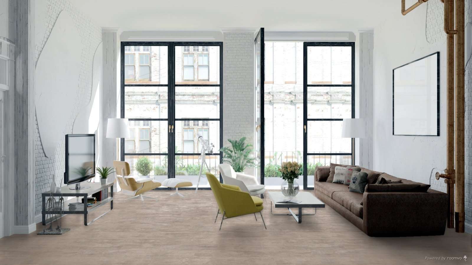 Изображение товара SPC плитка TheFloor Wood Loredo P2001 42 класс водостойкая для пола с теплым полом