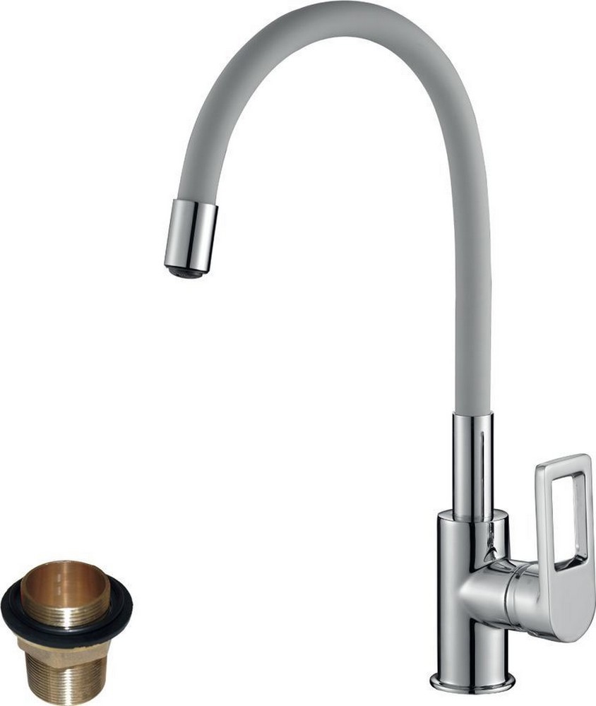 Изображение товара Смеситель Rossinka Z35-35U-Gray для кухни