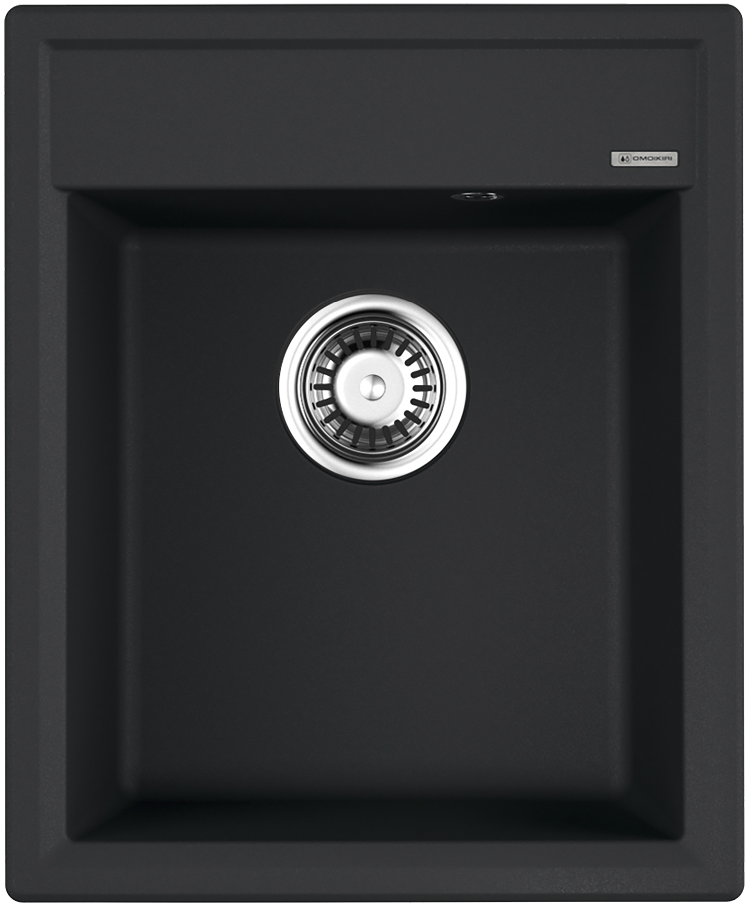 Изображение товара Кухонная мойка OMOIKIRI Daisen 42-BL 42x51 см Черный