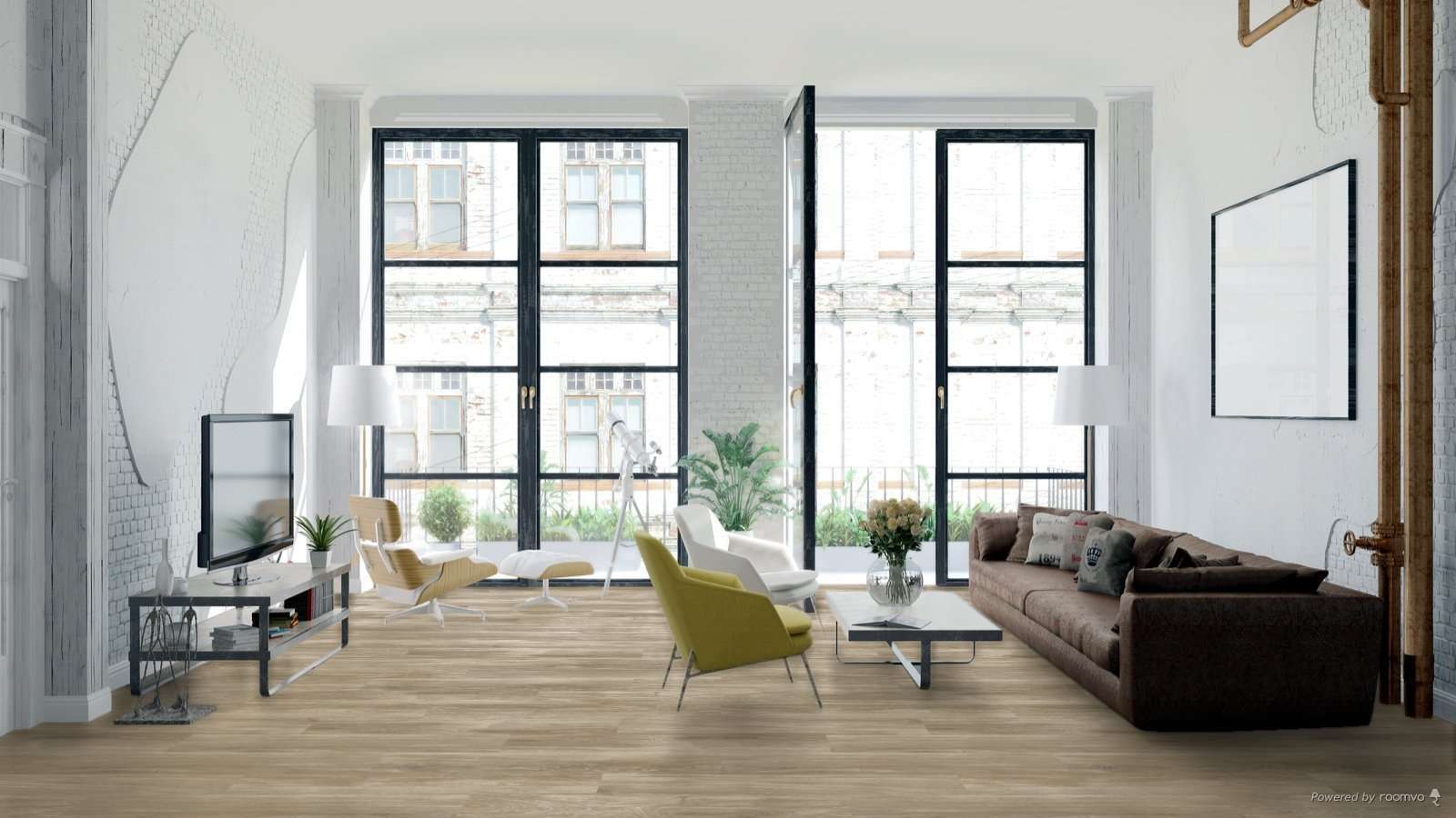 Изображение товара SPC плитка TheFloor Wood York Oak P6002 42 класс толщина 6 мм 1.80 м², цена за упаковку