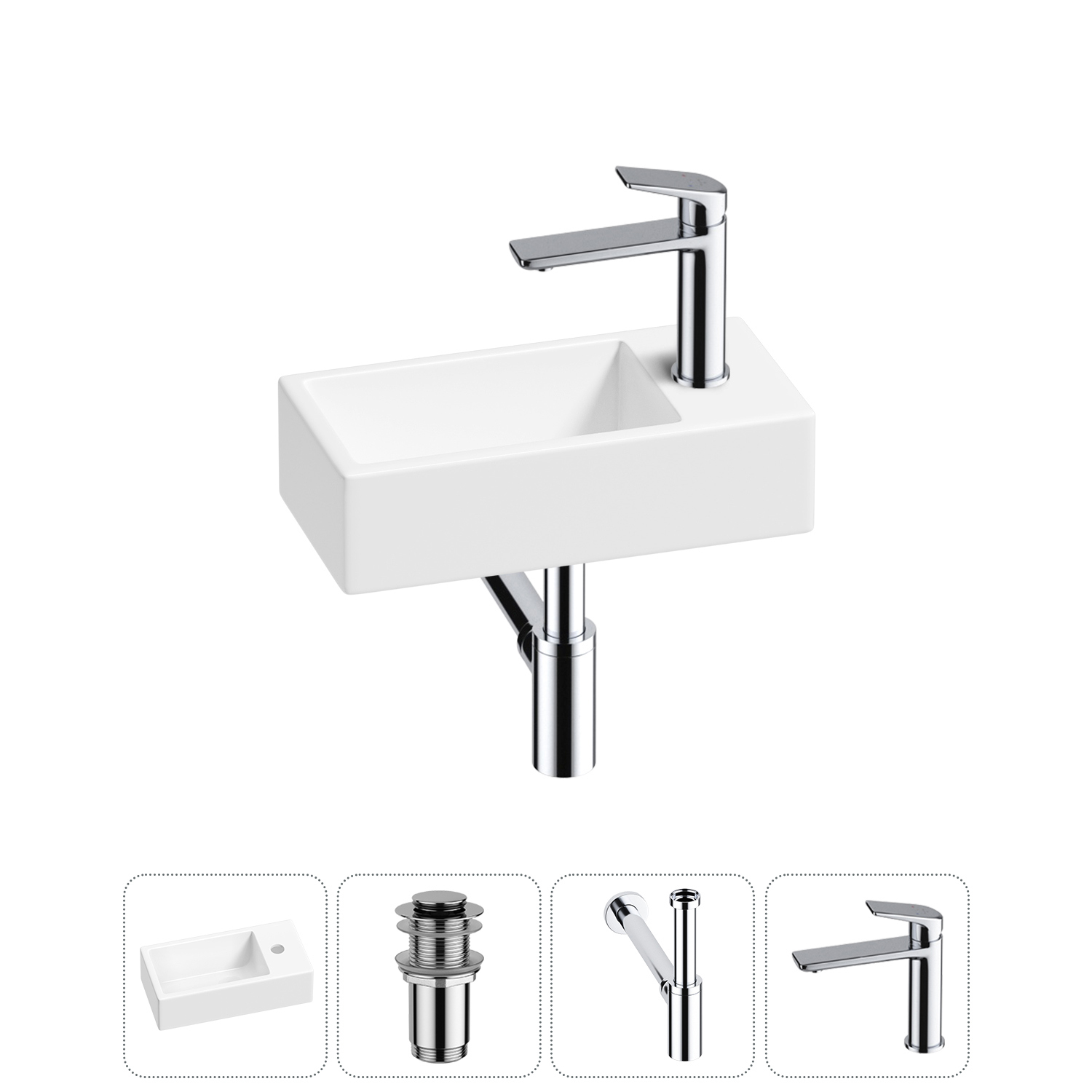 Изображение товара Раковина Lavinia boho bathroom sink 20215973R 40см с комплектом