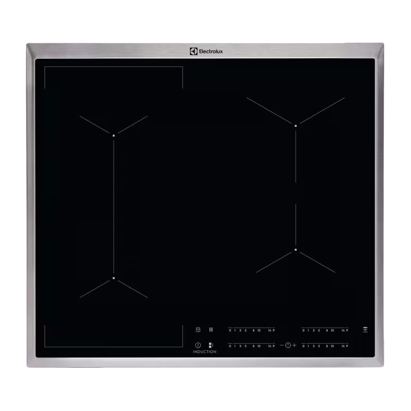 Изображение товара Электрическая варочная панель Electrolux EIV 57.6 см 4 конфорки дух черный стеклокерамика