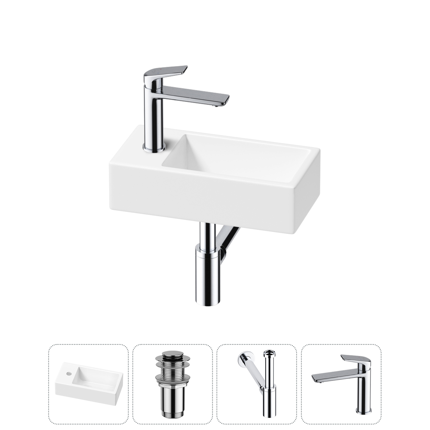 Изображение товара Раковина Lavinia boho bathroom sink 20216001R 40см с комплектом для монтажа