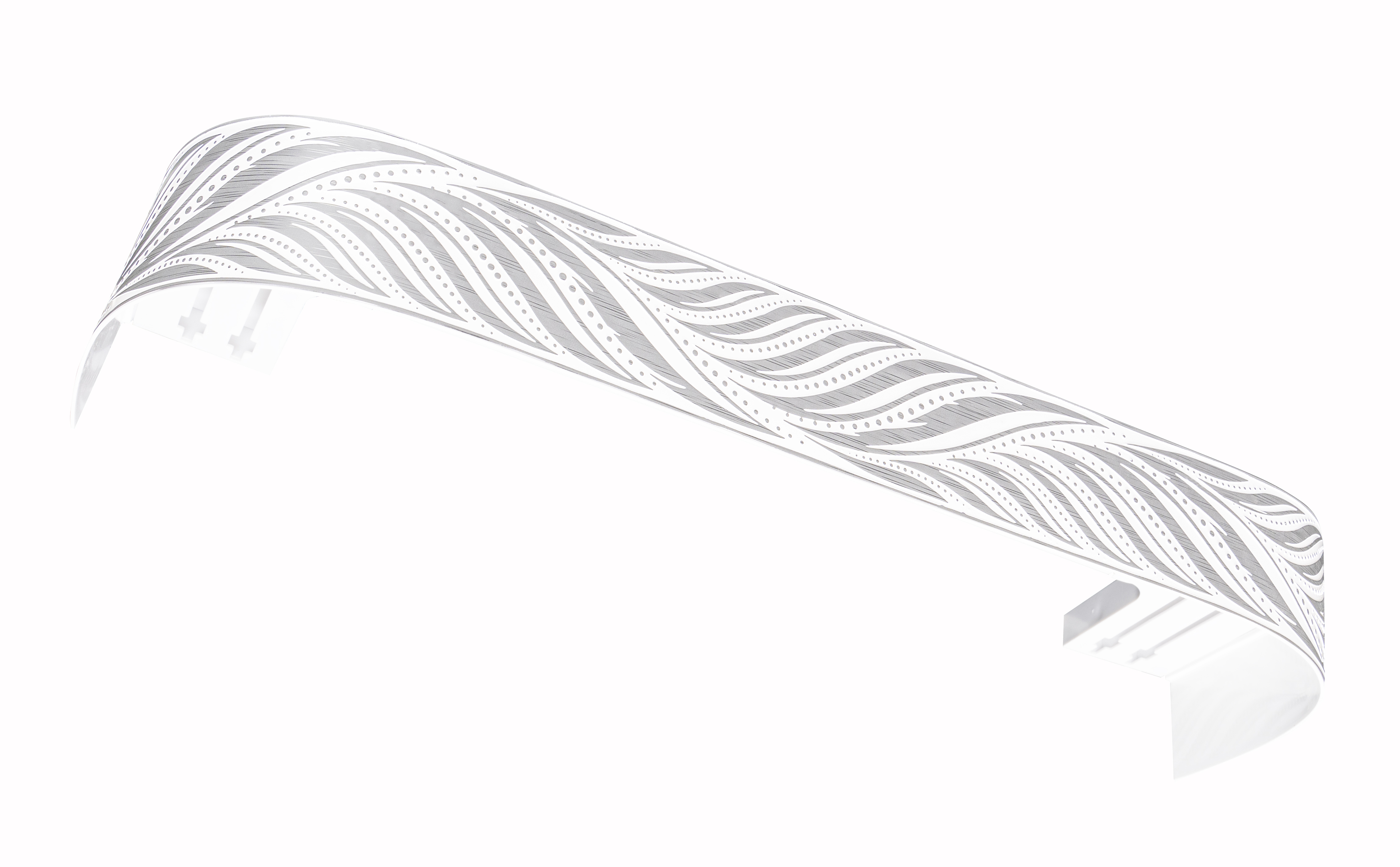 Бленда Domlegrand Феникс пластик цвет белое серебро 3.5 м