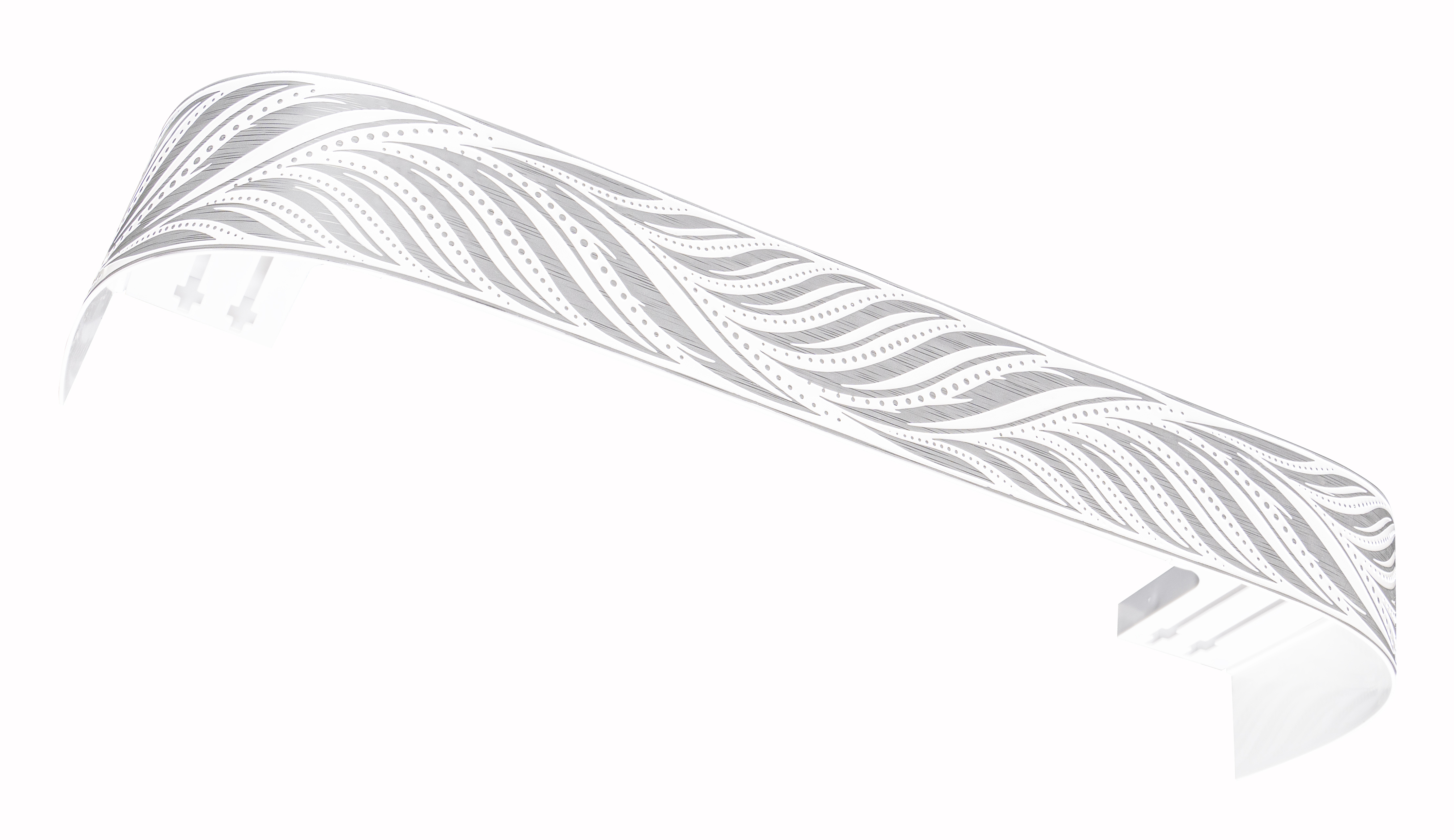 Бленда Domlegrand Феникс пластик цвет белое серебро 5 м