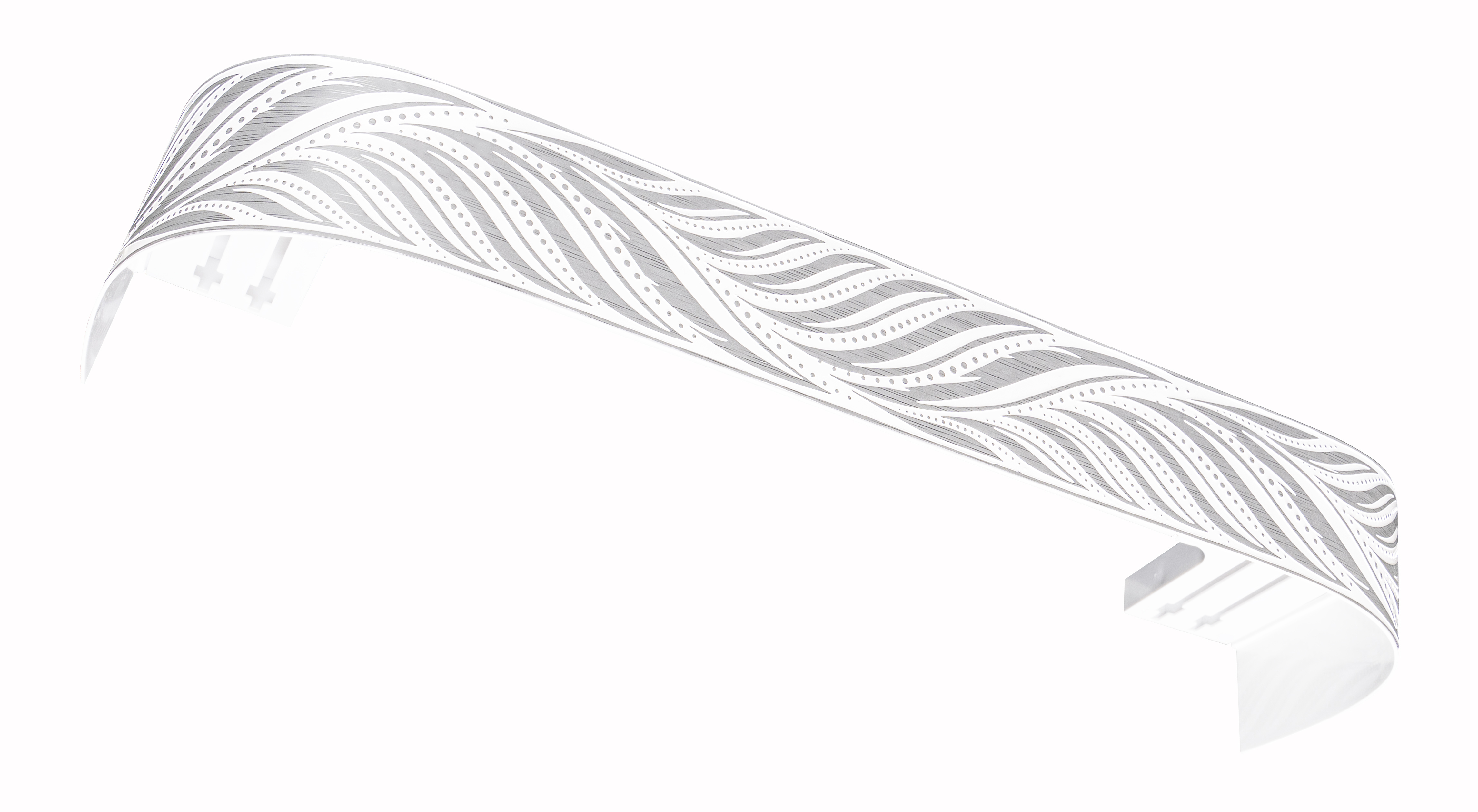 Бленда Domlegrand Феникс пластик цвет белое серебро 7 м