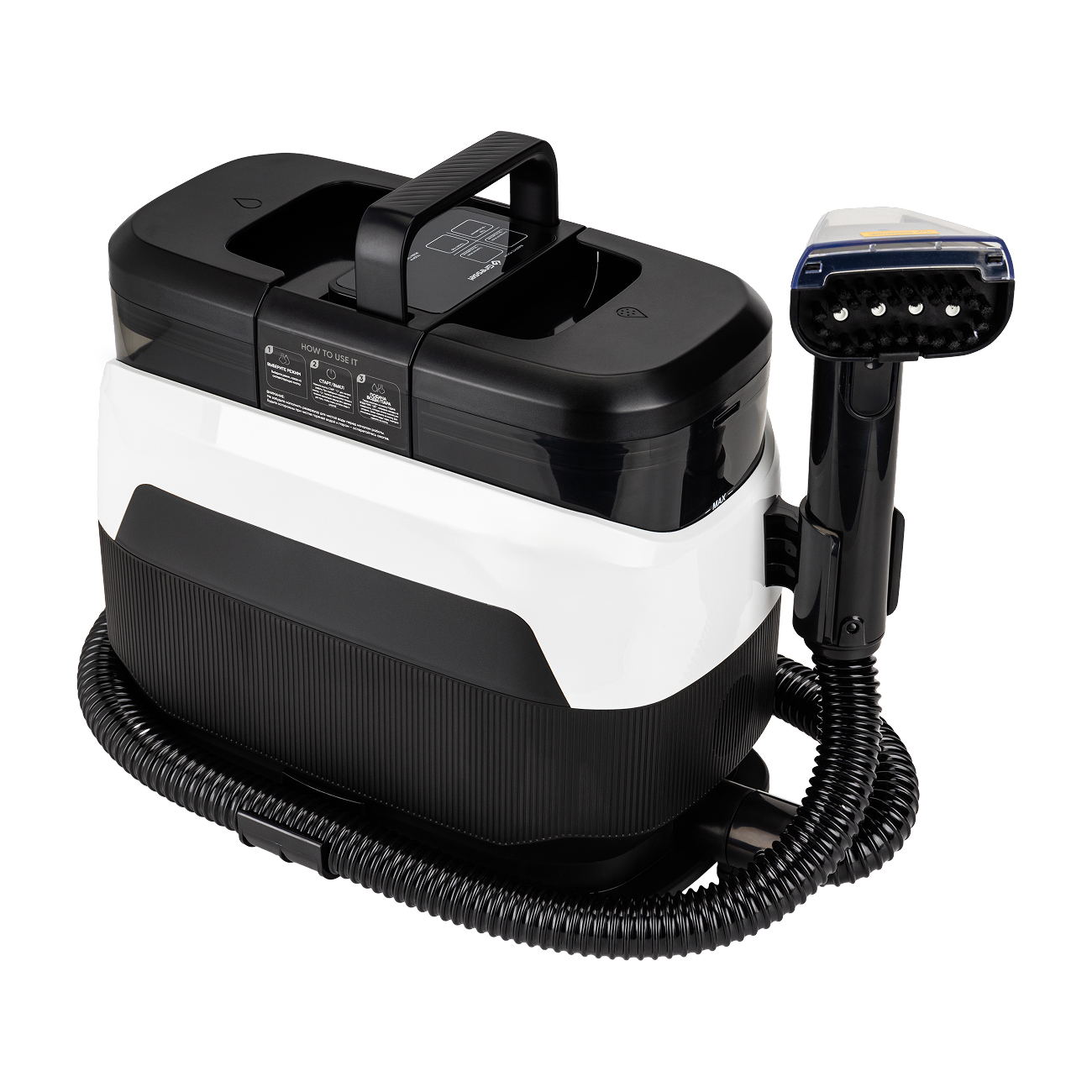 Изображение товара Пылесос Gressel GVC-7305 с влажной уборкой 1650 Вт HEPA фильтр черный