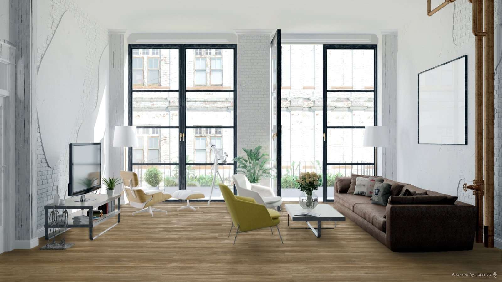 Изображение товара СПК плитка TheFloor Wood Calm Oak P6003 42 класс влагостойкая 6 мм 1.8 м²