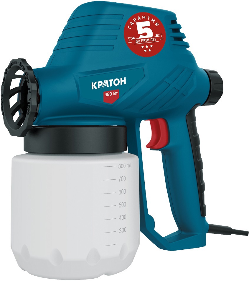 Изображение товара Краскопульт сетевой Кратон ESG-150, 150 Вт, 0.32 л/мин