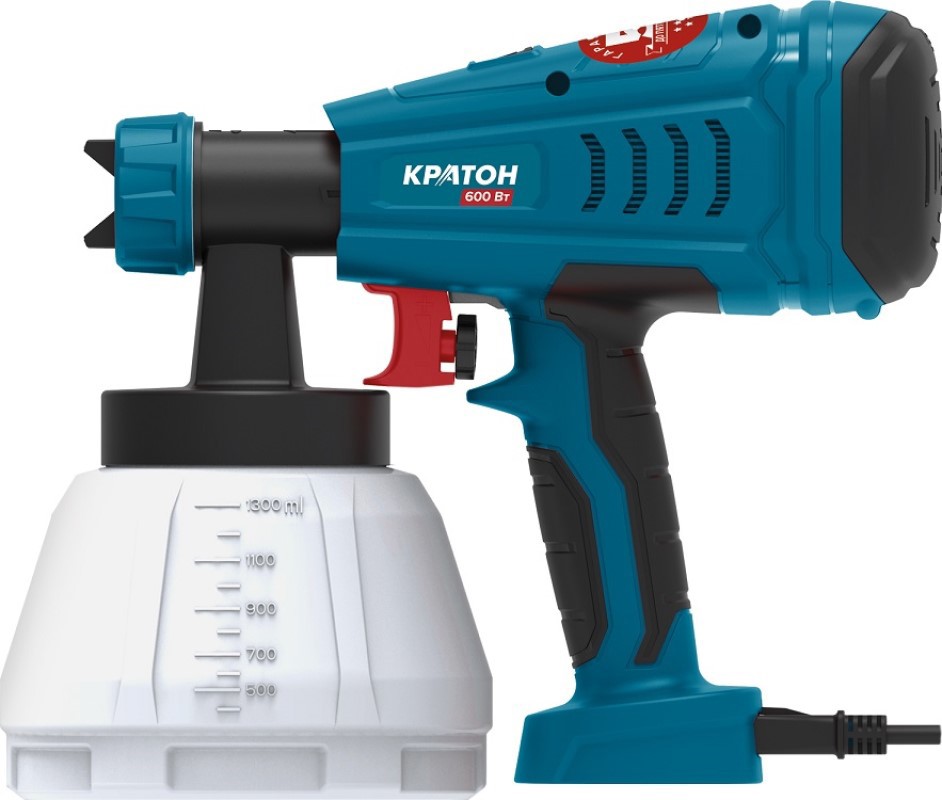 Изображение товара Краскопульт сетевой Кратон ESG-600-HVLP 600 Вт