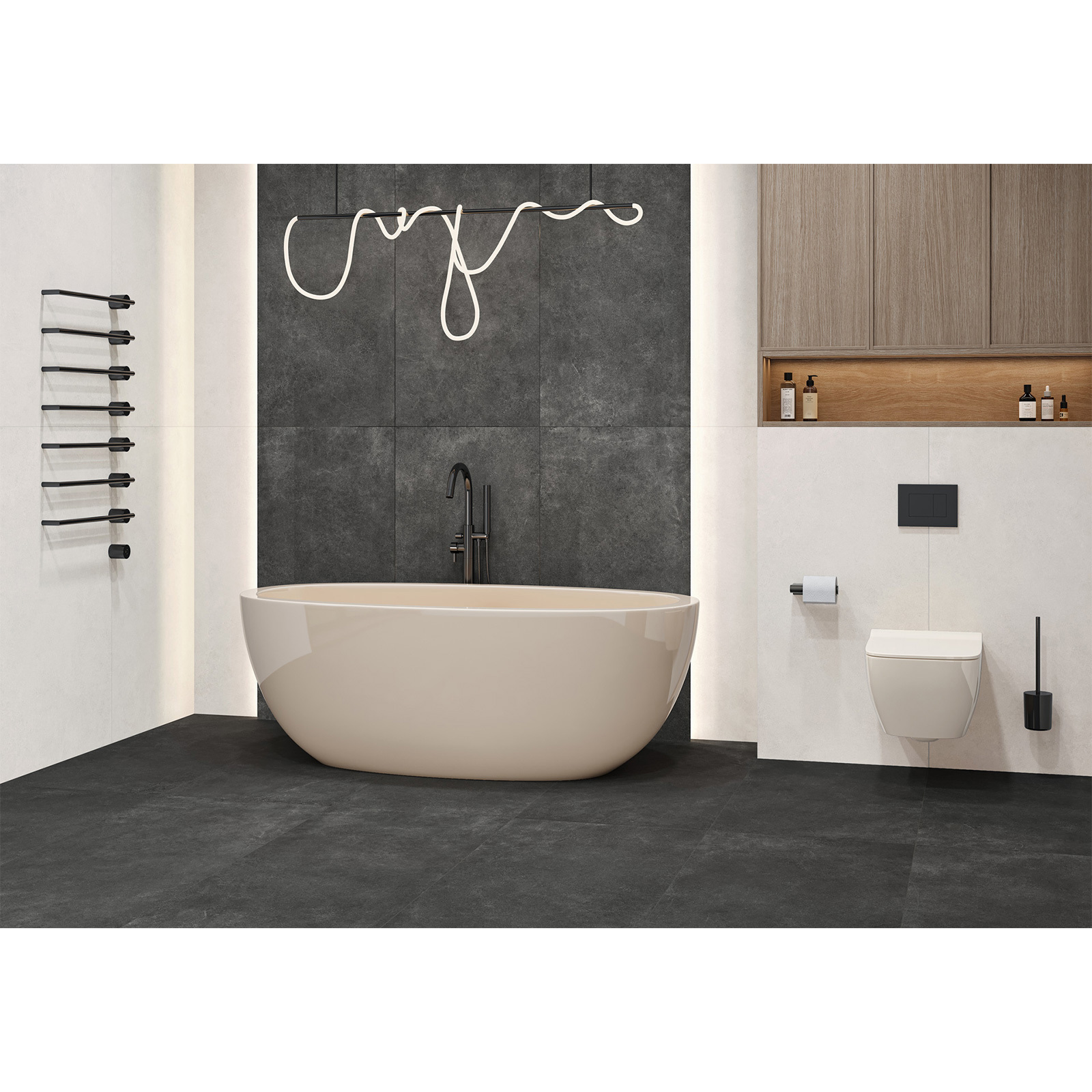Изображение товара Керамогранит Artkera group Microcement GP6060MIM15M 60x60см цвет серый