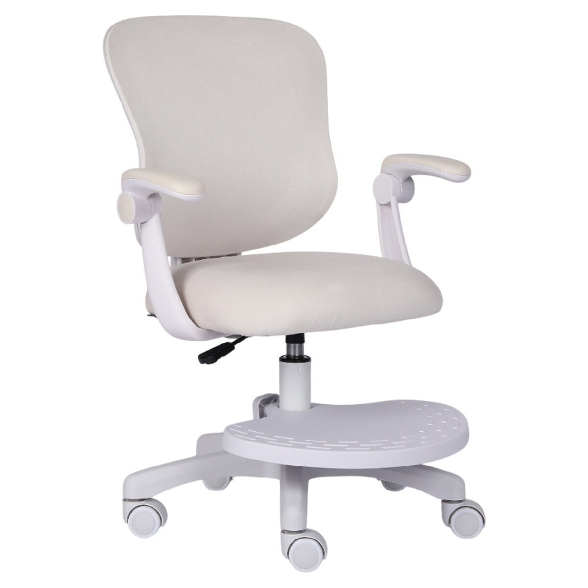 Изображение товара Офисное кресло Brabix Sky MG-206 велюр бежевое с регулируемой подставкой для ног