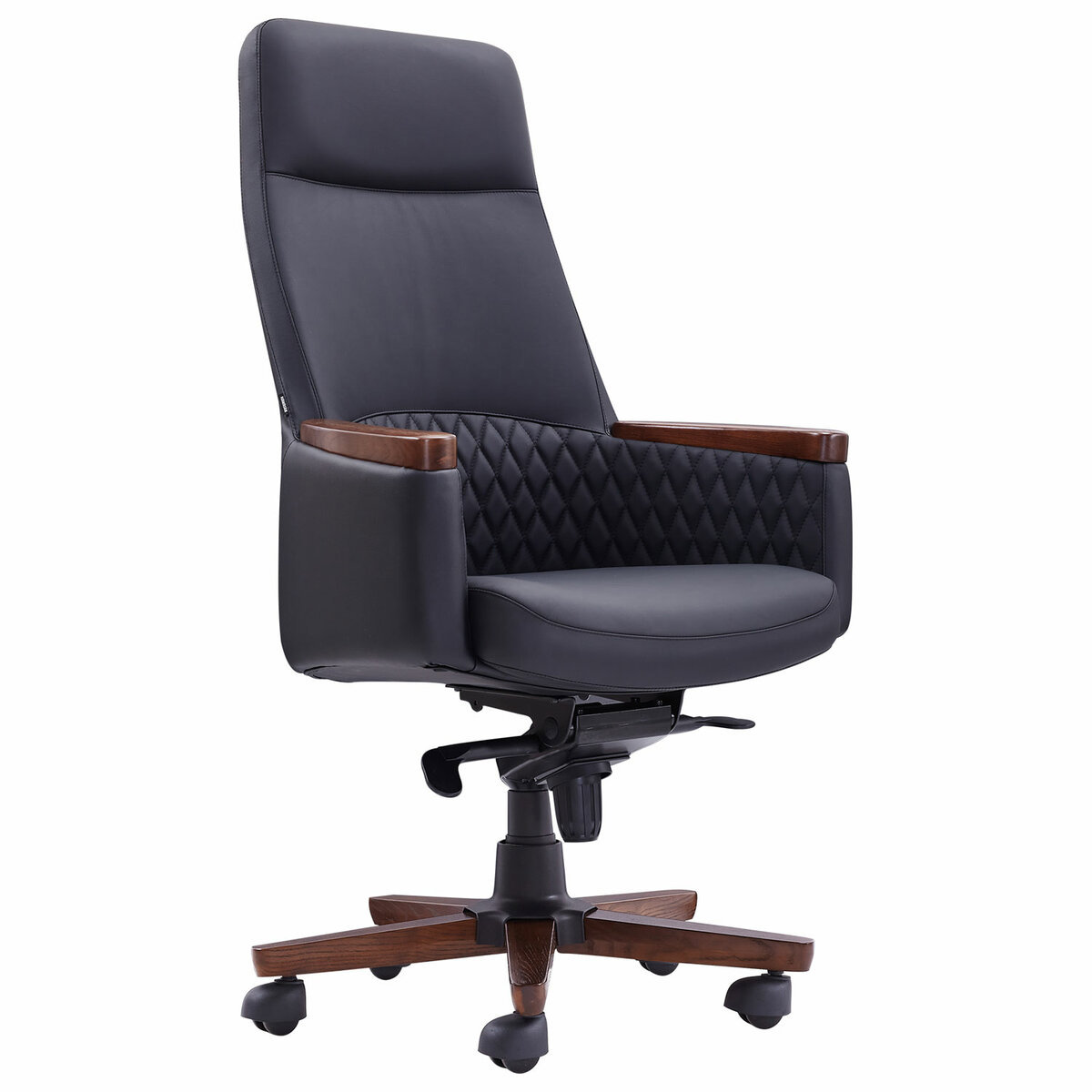 Изображение товара Офисное кресло Hawasan Desire EX-771 черного цвета из кожи