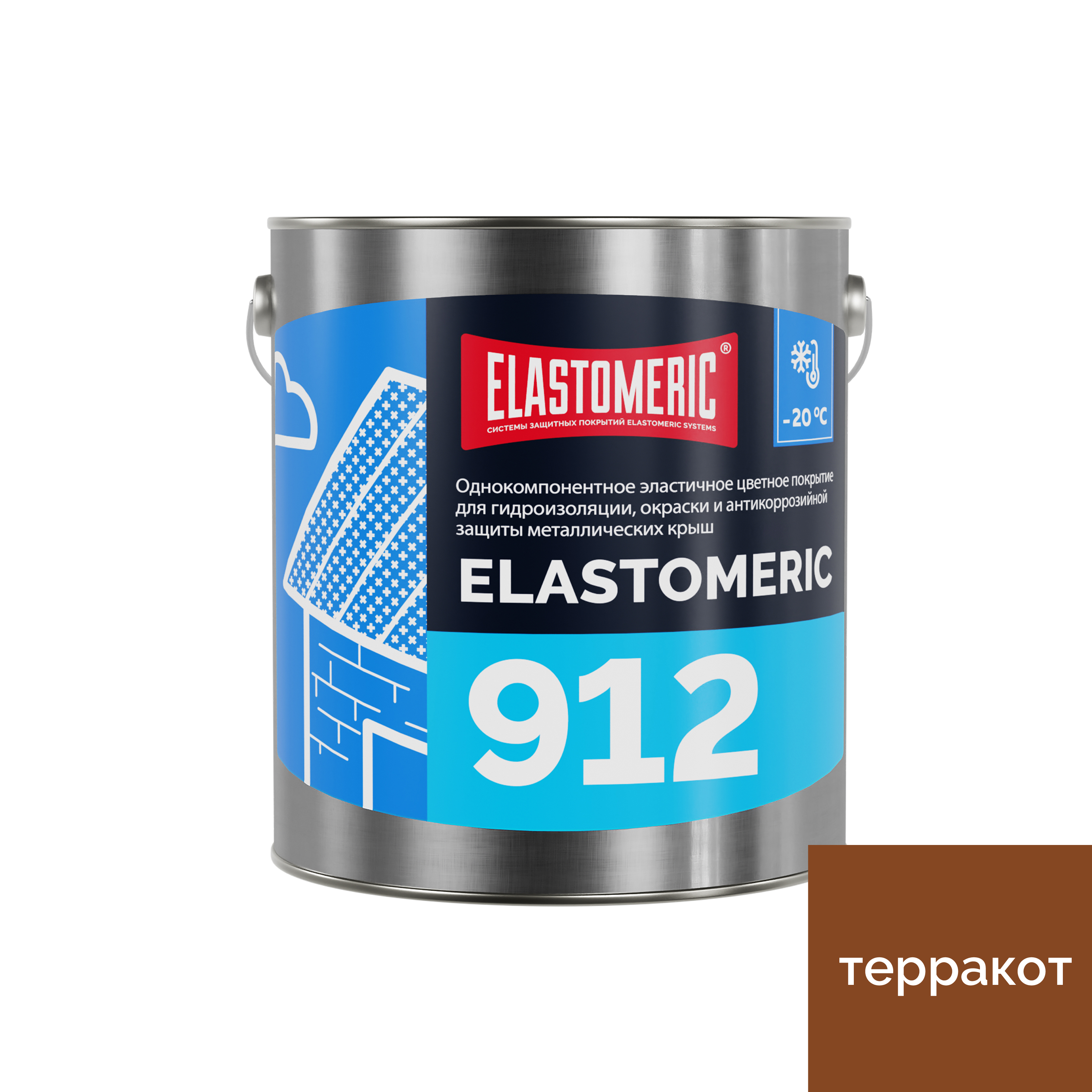 Изображение товара Мастика Elastomeric Systems 912 терракота для гидроизоляции кровли Изображение товара Мастика Elastomeric Systems 912 терракота для гидроизоляции кровли