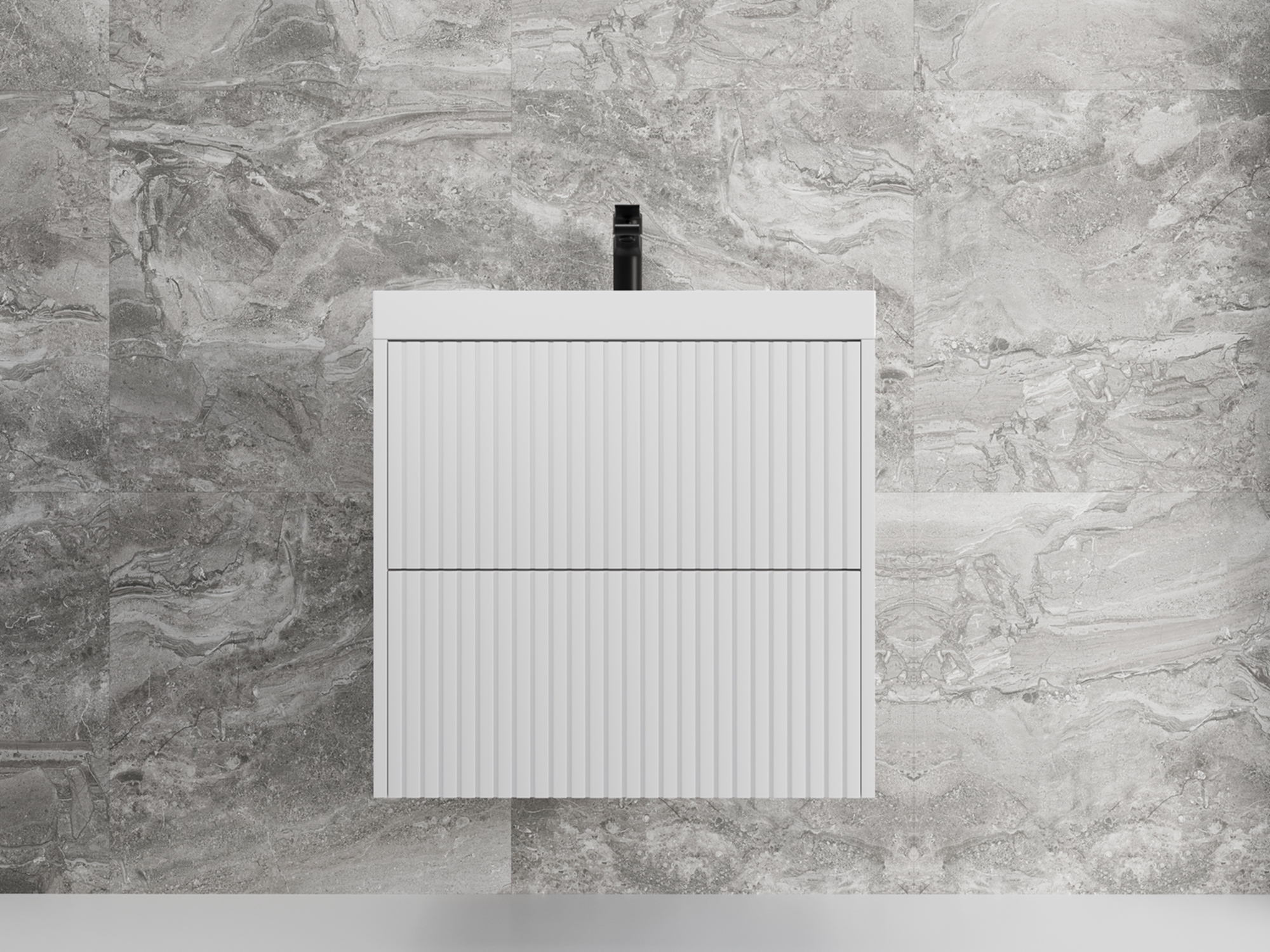 Изображение товара Тумба STYLE LINE Стокгольм 60 Classic 60 Подвесная с 2 ящиками