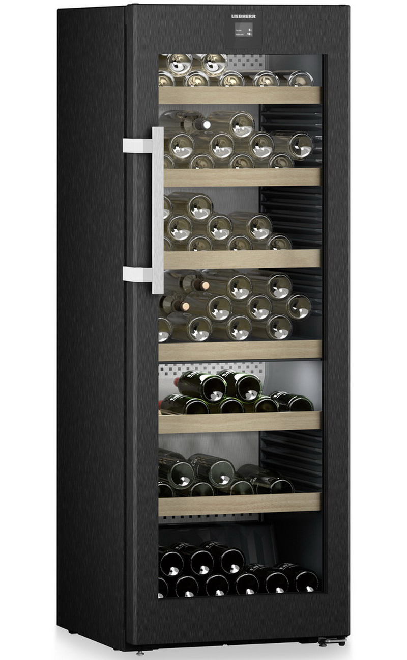 Изображение товара Винный шкаф Liebherr модель WPbsi 5052-20 001 132 бутылки черная сталь