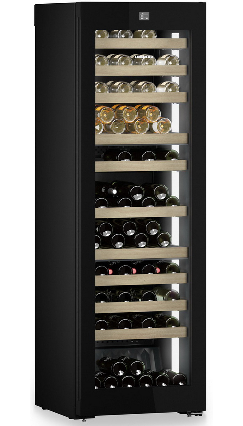 Изображение товара Винный шкаф Liebherr WPgbi 5273-20 001 104 бутылки черное стекло