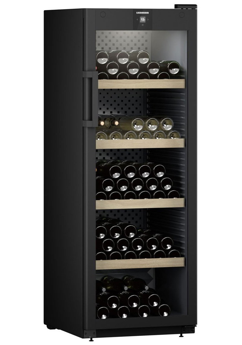 Изображение товара Винный шкаф Liebherr 59.7x168.4x76.3 см 196 бутылок черный стильный дизайн