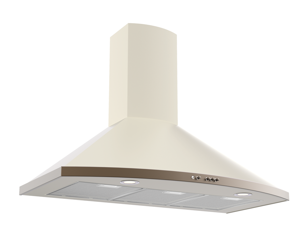 Изображение товара Вытяжка Elikor Сигма 90 89 см с бронзовым рейлингом и LED подсветкой