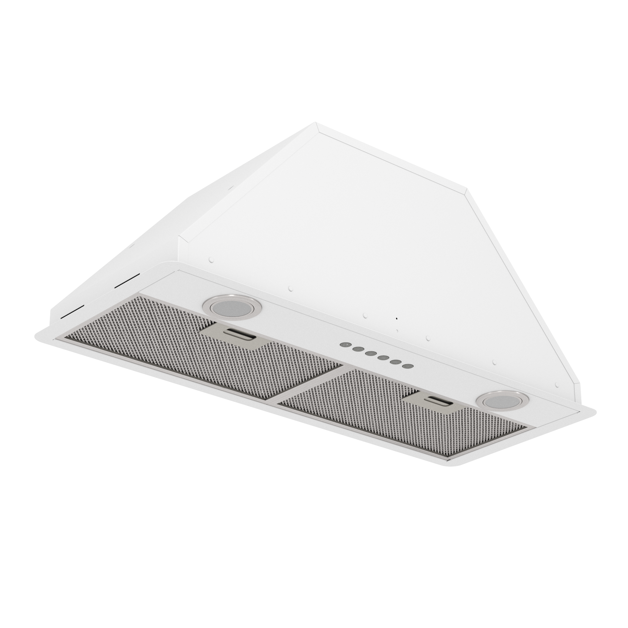 Изображение товара Двухрежимная встраиваемая вытяжка Elikor BOX 70 1000 м3/ч белая для кухни