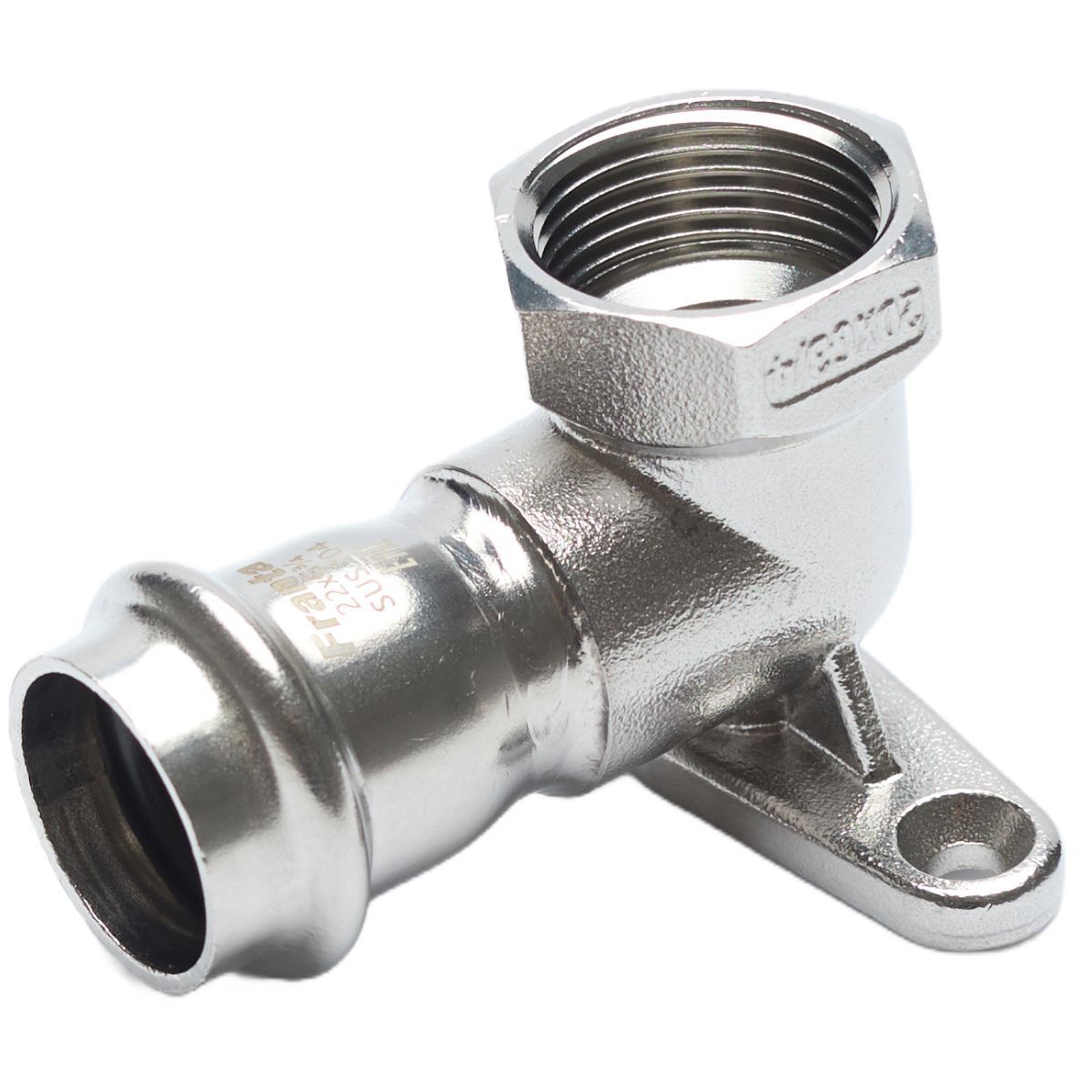 Изображение товара Водорозетка Franta 1/2"x18 мм ВР-ВПр из нержавеющей стали AISI 304