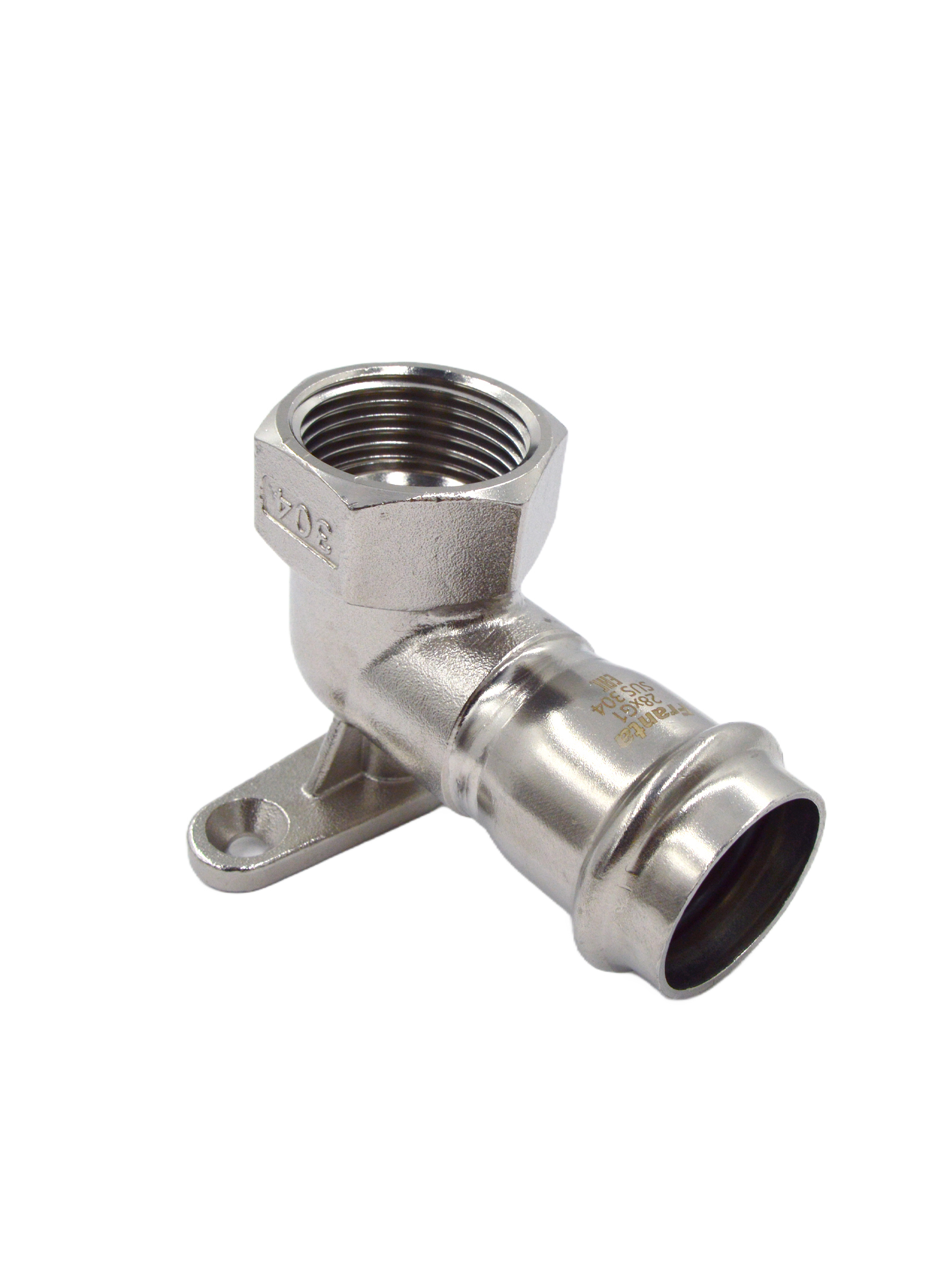 Изображение товара Водорозетка Franta 1x28 мм ВР-ВПр из нержавеющей стали SUS 304