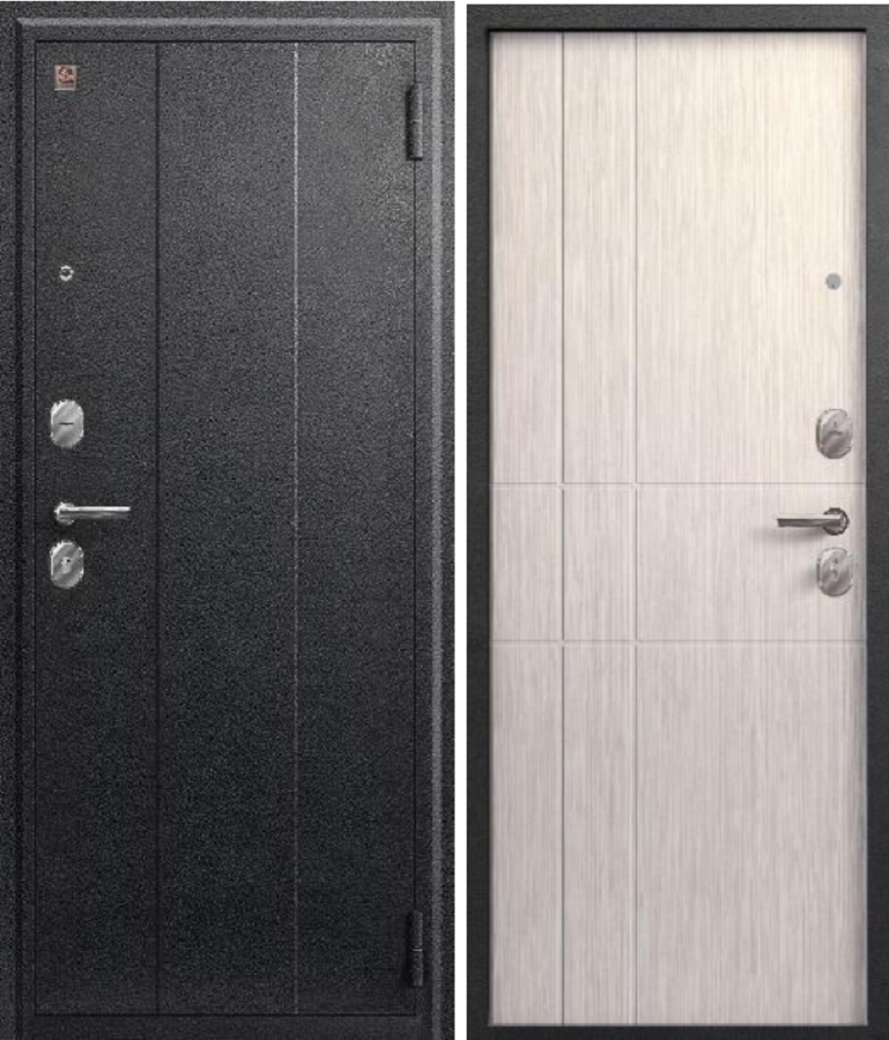 Изображение товара Hit Н-02 правый 205x86 см, темная сталь, 3 контура уплотнения