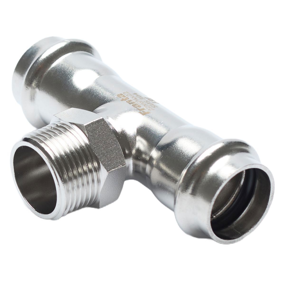 Изображение товара Тройник комбинированный Franta 28x1"x28 мм нержавеющая сталь Aisi 304