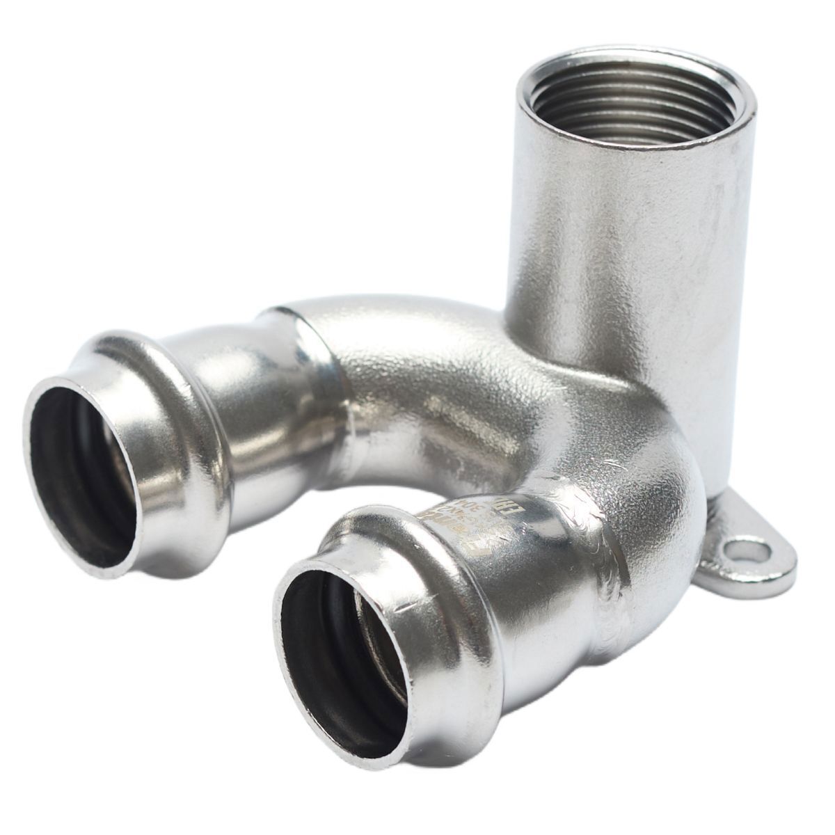 Изображение товара Водорозетка Franta 1/2x28 мм ВР-ВПр нержавеющая сталь Aisi 304 для отопления холодной и горячей вод