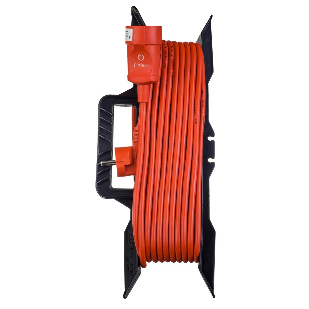 Изображение товара Удлинительный кабель Perfeo PF_C3274 3x1.5 30 м 1 розетка с заземлением 3500 Вт цвет оранжевый