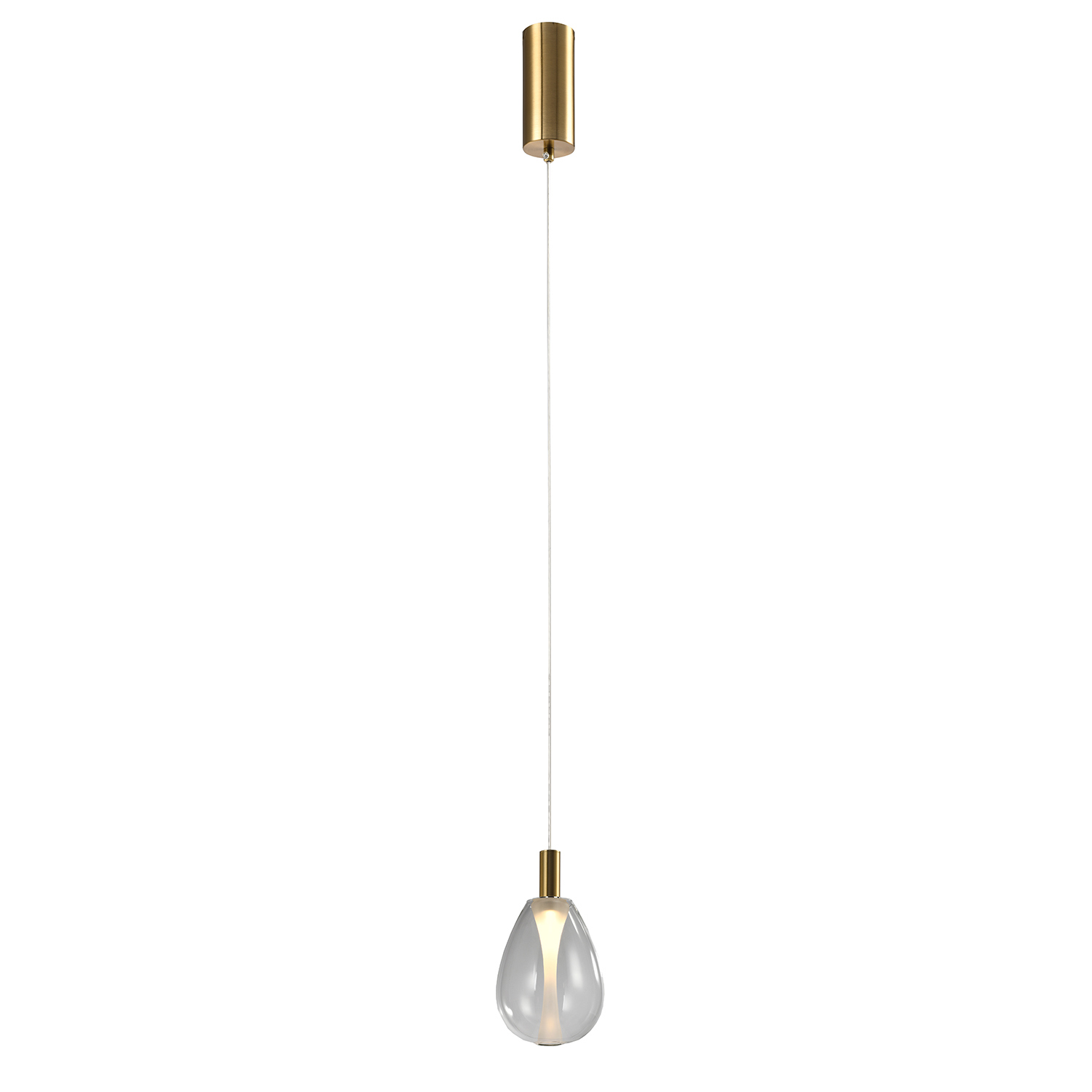 Изображение товара Подвесной светодиодный светильник Favourite Hopper 4257-1p 2 м² латунь стекло