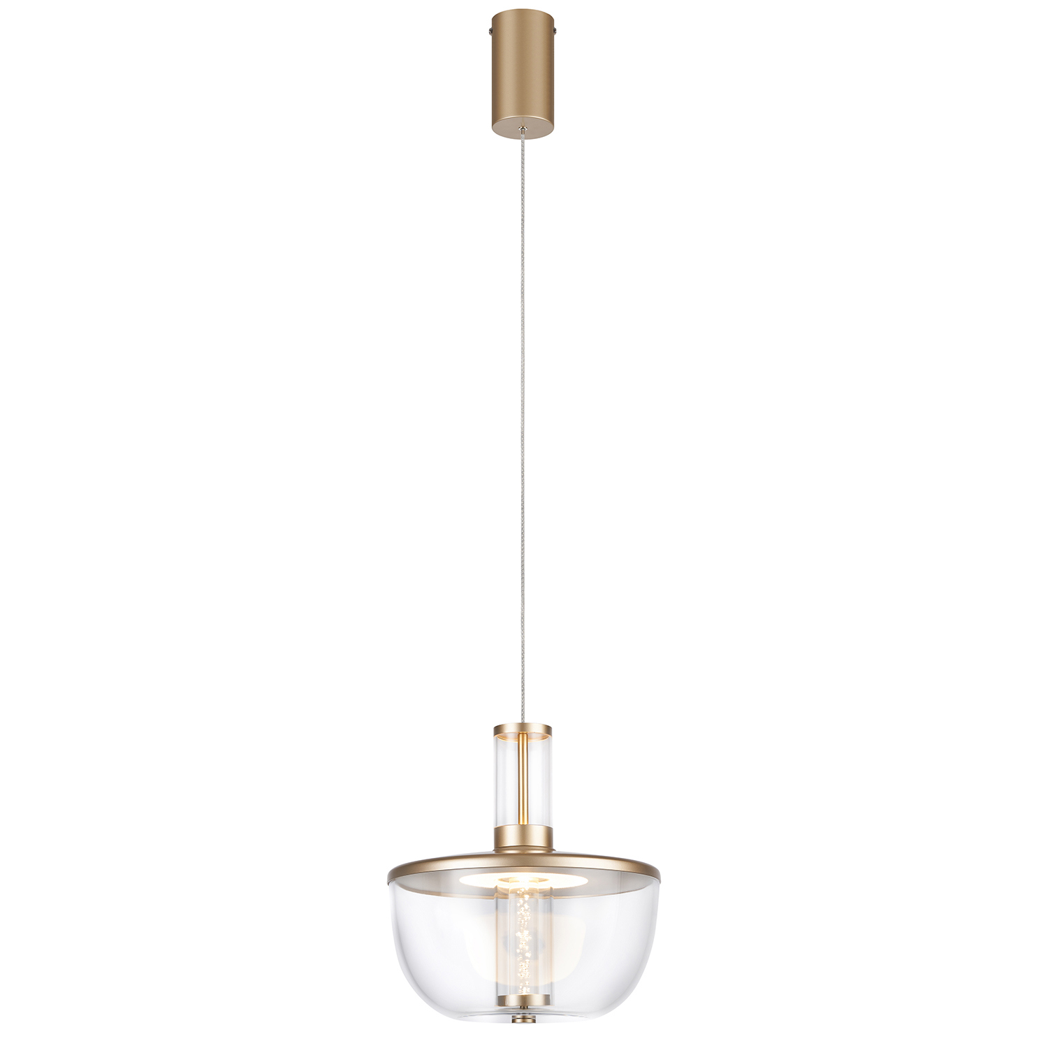 Изображение товара Подвесной светильник Favourite Flaska 4313-1p с белым светом и золотым цветом