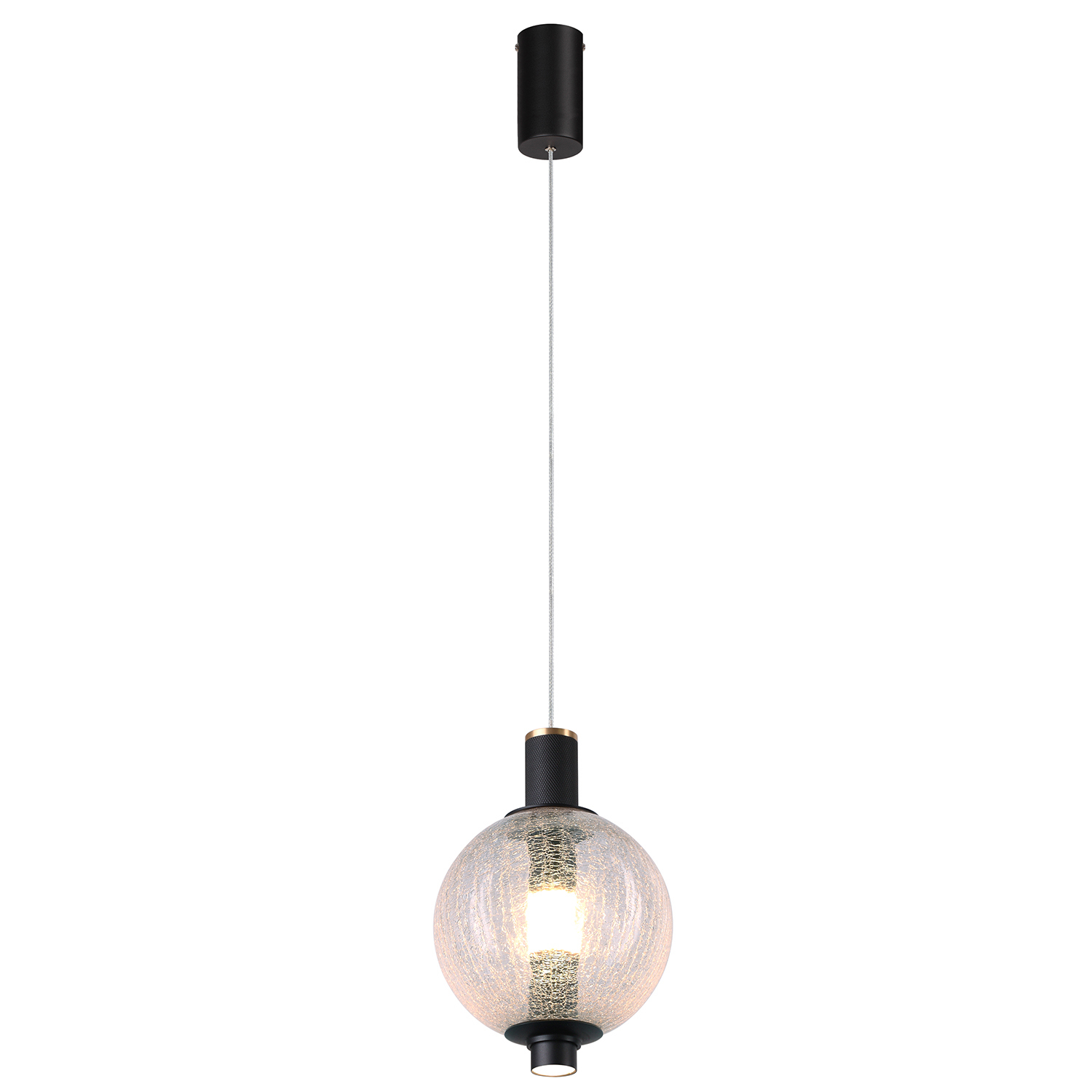 Изображение товара Современный подвесной светильник Favourite Kolbe 4315-1p с выдувным плафоном кракле