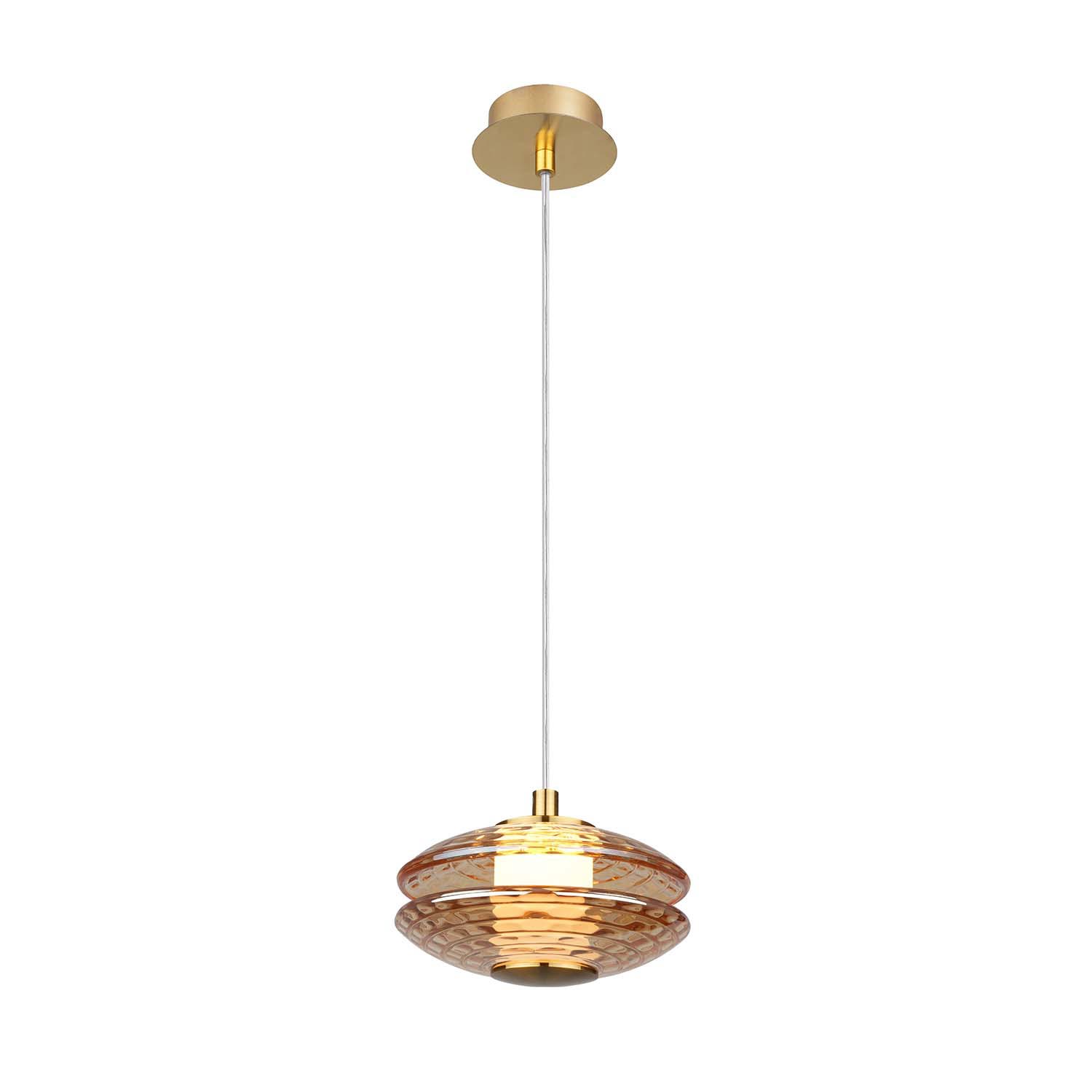 Изображение товара Подвесной светильник Favourite Claros 4641-1p LED латунь нейтральный свет