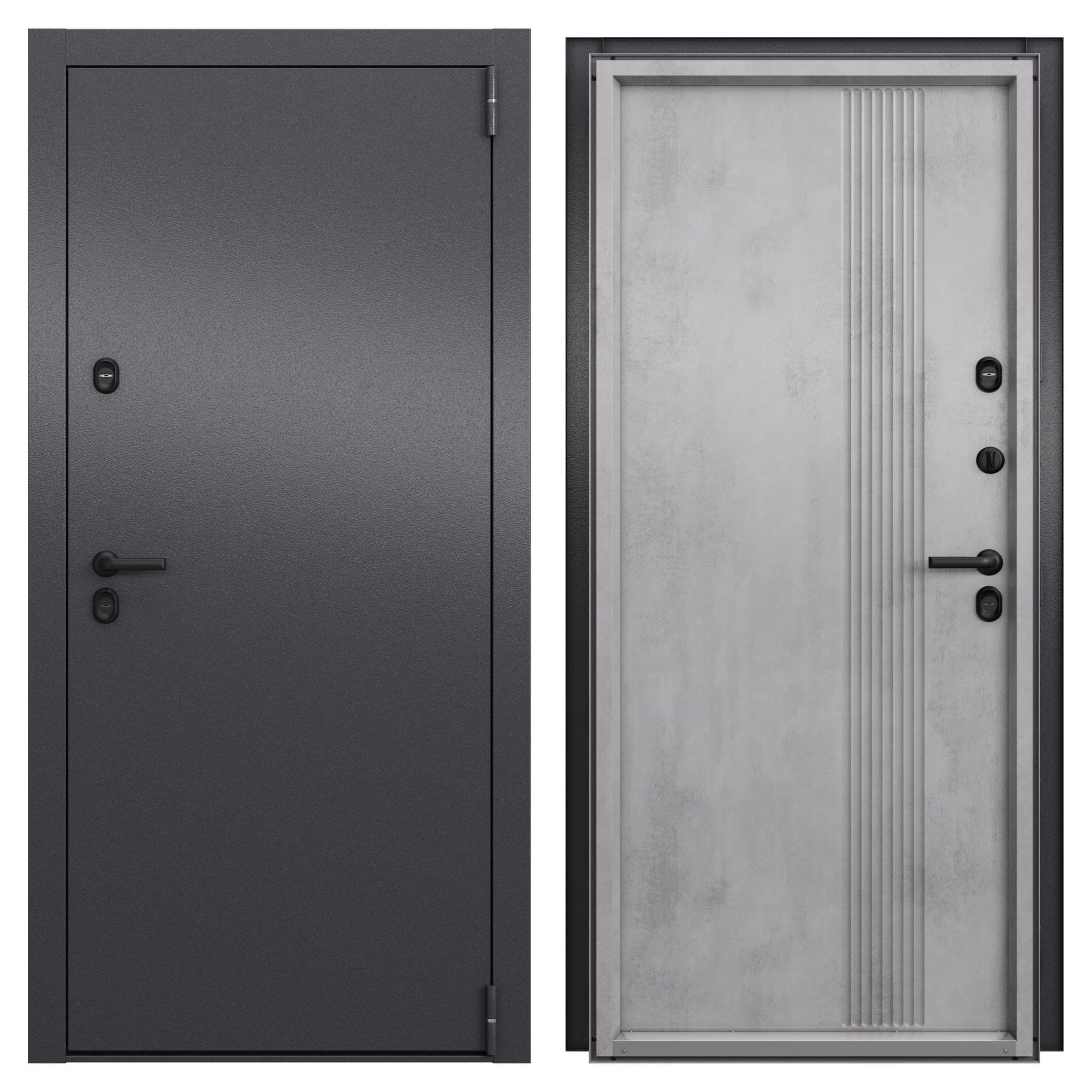 Изображение товара Входная дверь TOREX Антарктик Бетон 880R с тепло- и шумоизоляцией Изображение товара Входная дверь TOREX Антарктик Бетон 880R с тепло- и шумоизоляцией