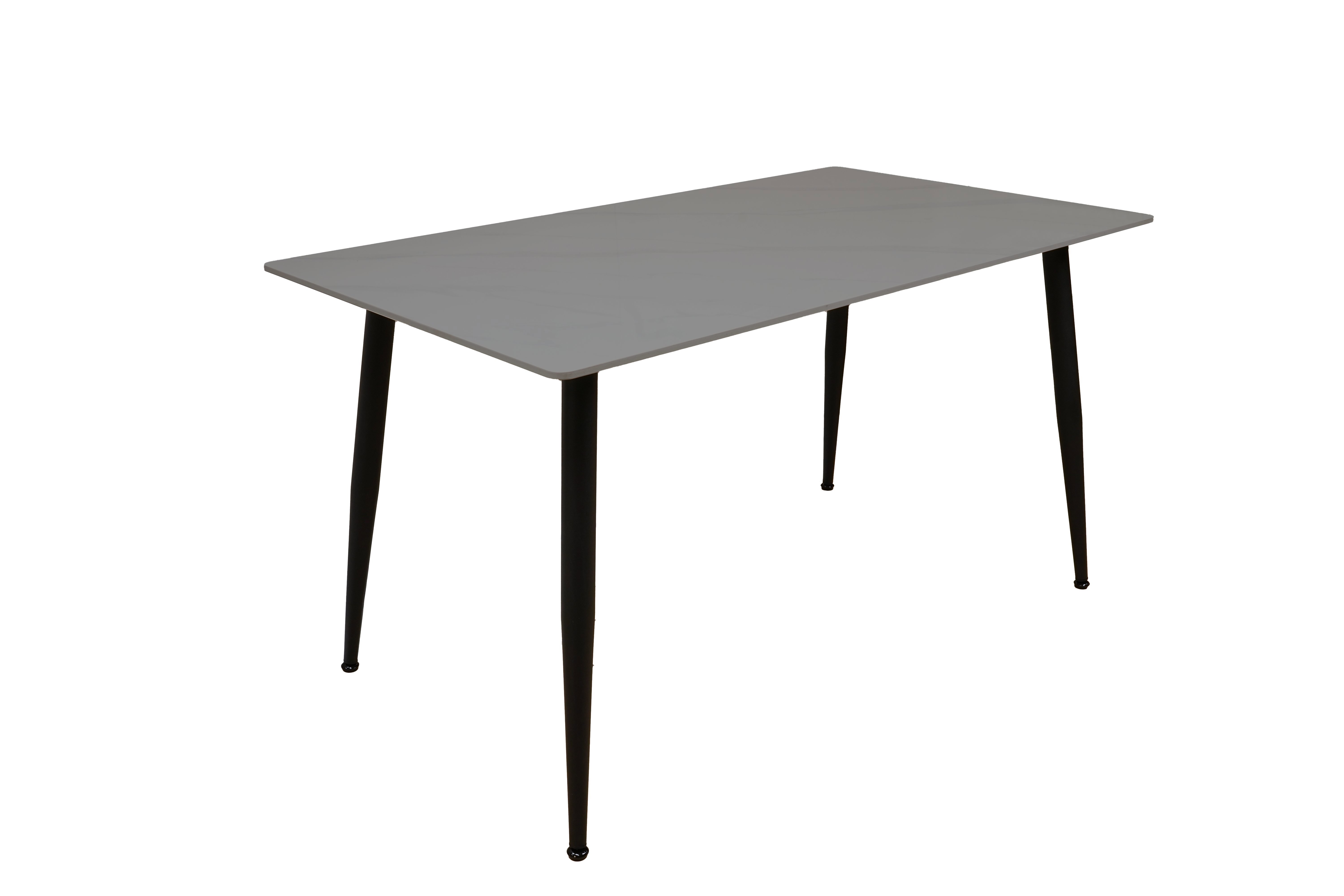 Изображение товара Кухонный стол Ametist 120x80 см искусственный камень современный дизайн серый