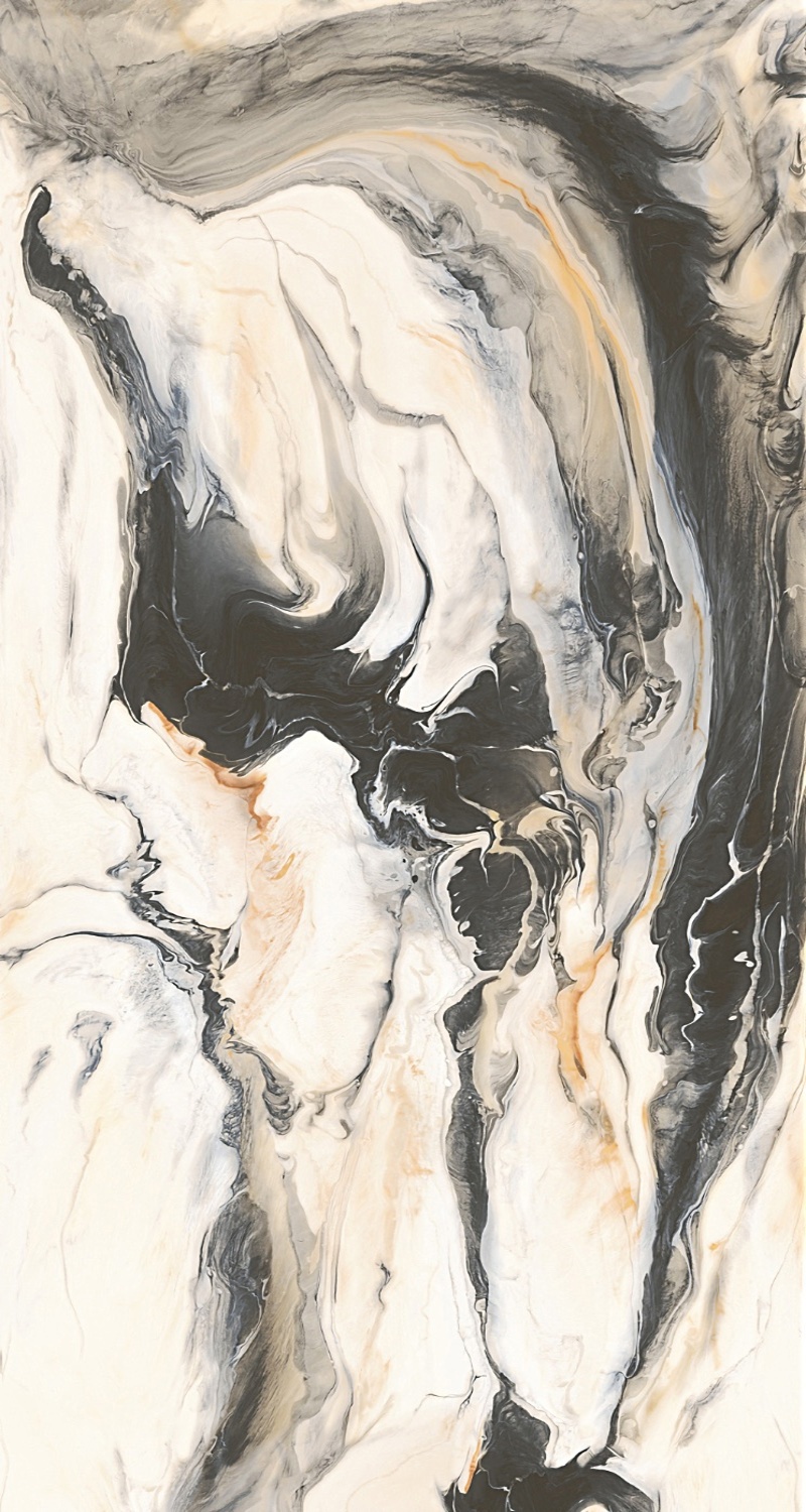 Изображение товара Керамогранит Sal Sapiente Big Stone BSP 126321 60x120 см черно-белый абстракция