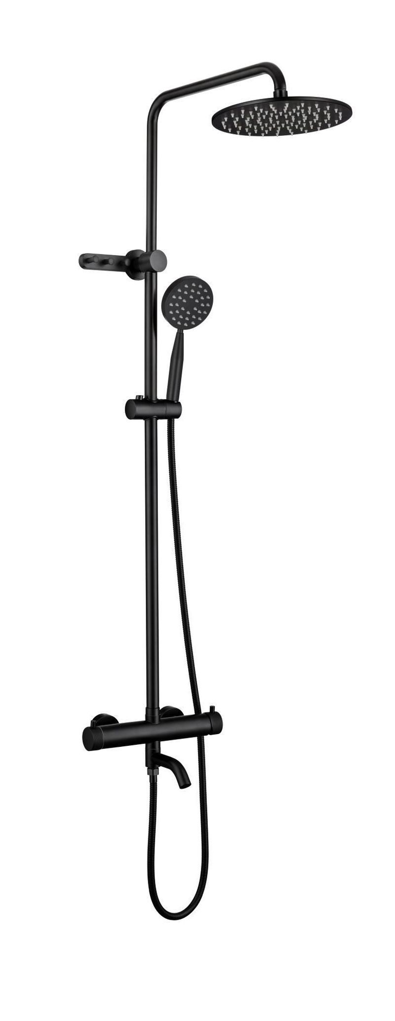 Изображение товара Душевая система Savol FS8246H 1 режимная цвет черный