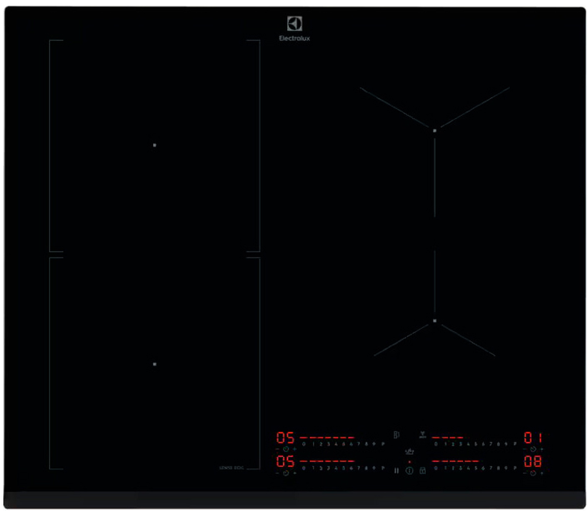 Изображение товара Индукционная варочная панель Electrolux EIS62453 4 конфорки сенсорный дизайн Германия