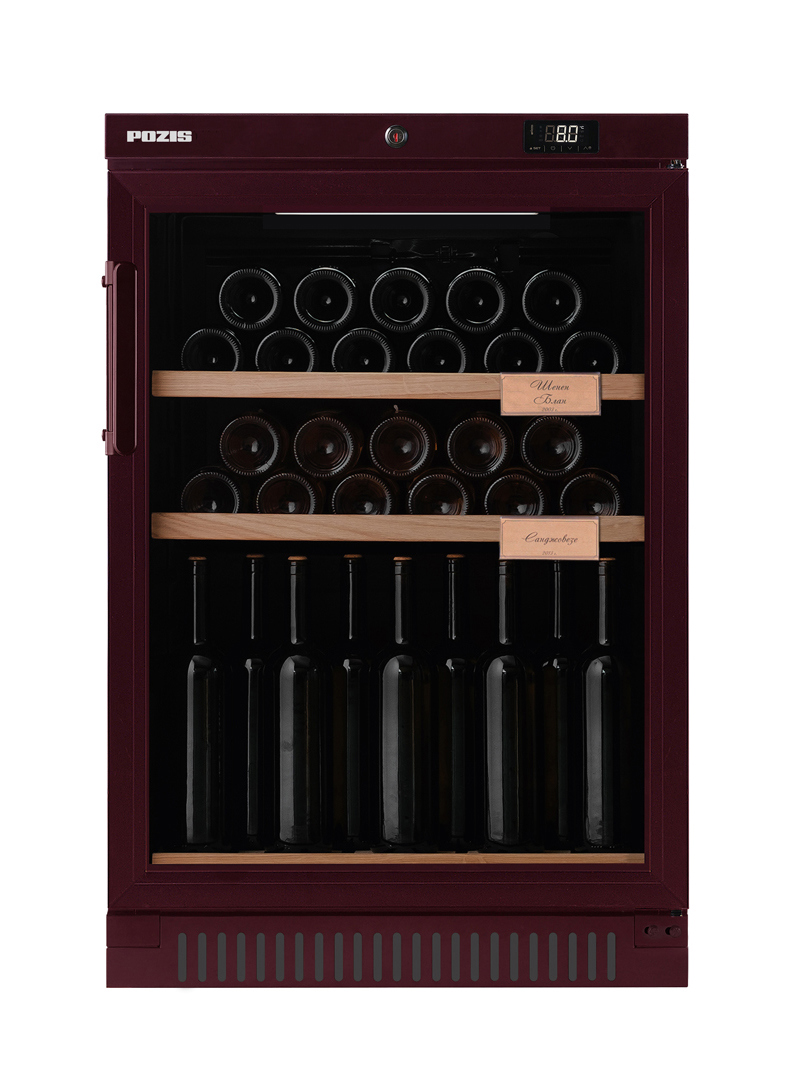 Изображение товара Винный шкаф Pozis 60х91х61 см 42 бутылки цвет вишневый